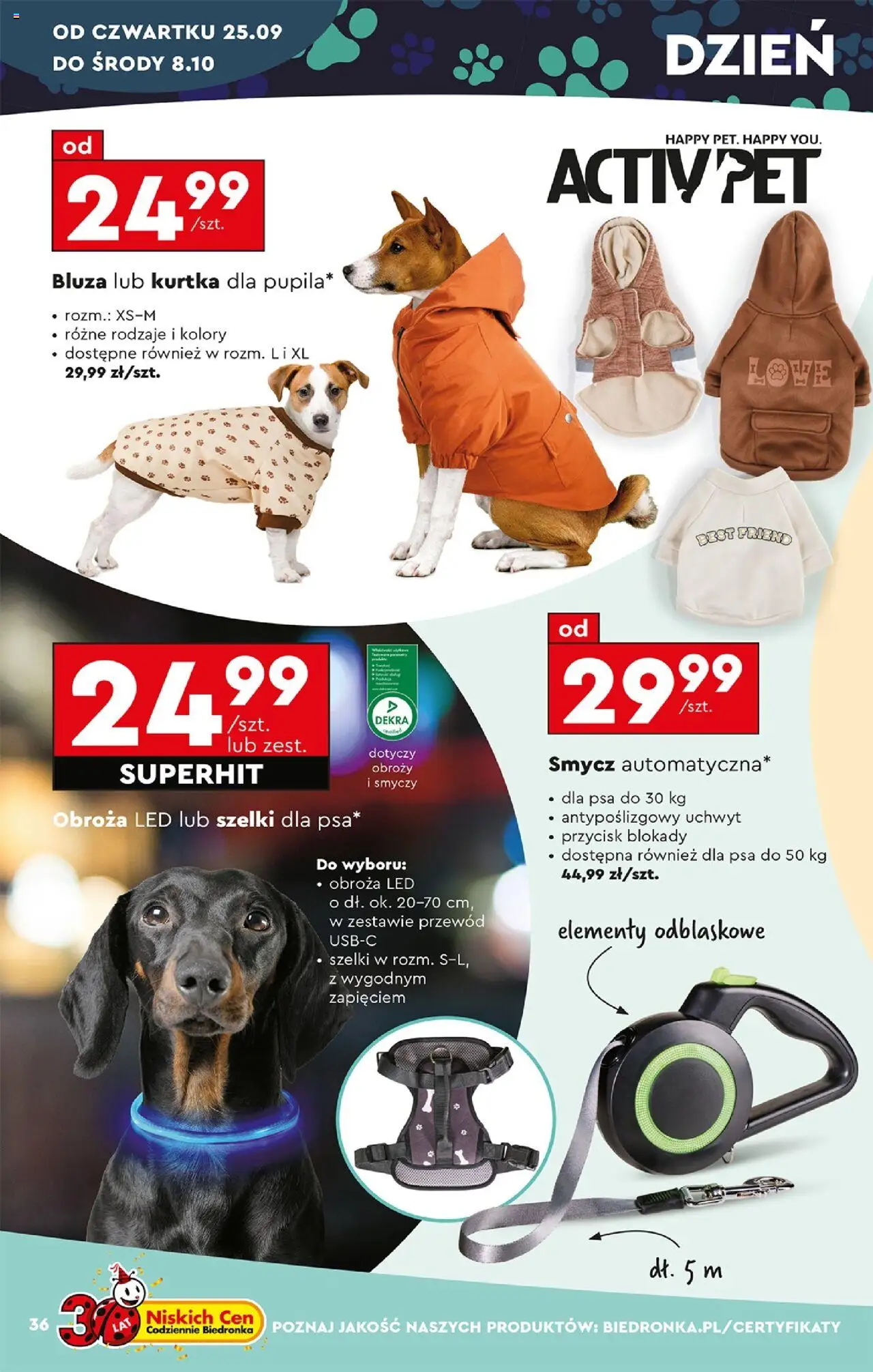 Biedronka gazetka - Hity i inspiracje od 20.09.2025 | Strona: 40 | Produkty: Kurtka