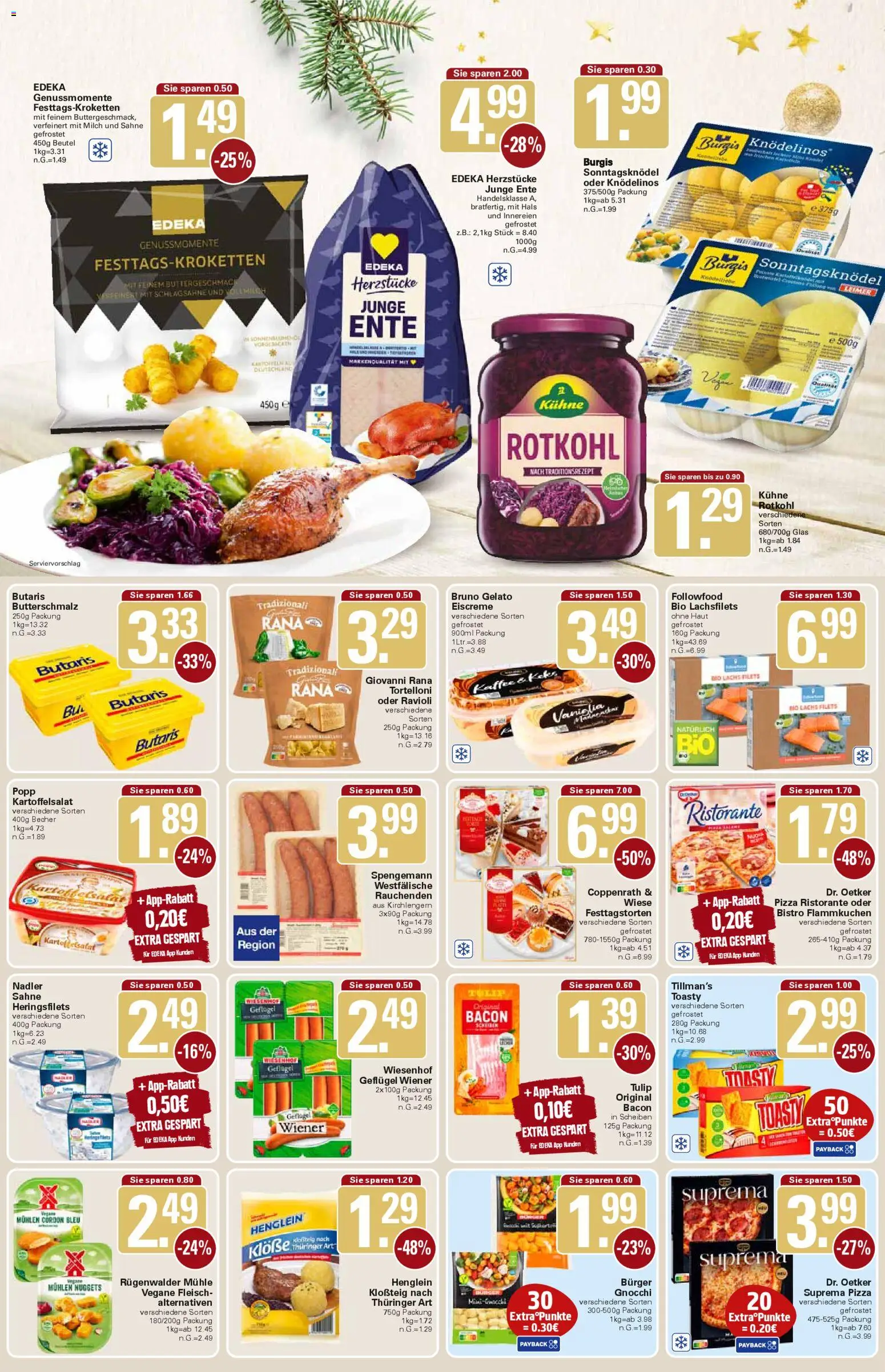 WEZ Prospekt – gültig ab 15.12.2025 | Seite: 9 | Produkte: Butterschmalz, Schlagsahne, Eiscreme, Pizza