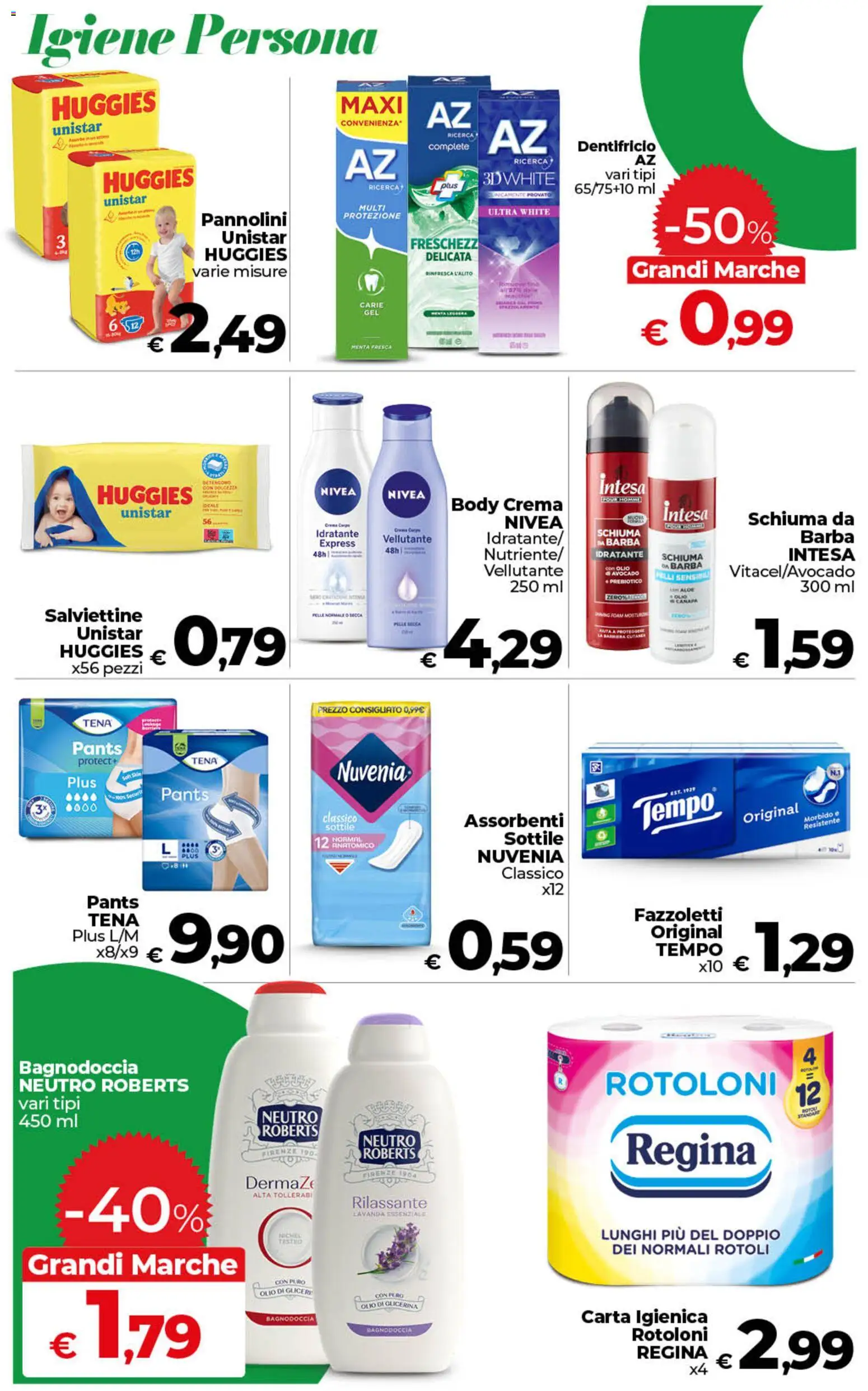 Volantino COOP del 13.02.2026 | Pagina: 30 | Prodotti: Pannolini, Carta igienica, Olio, Lavanda