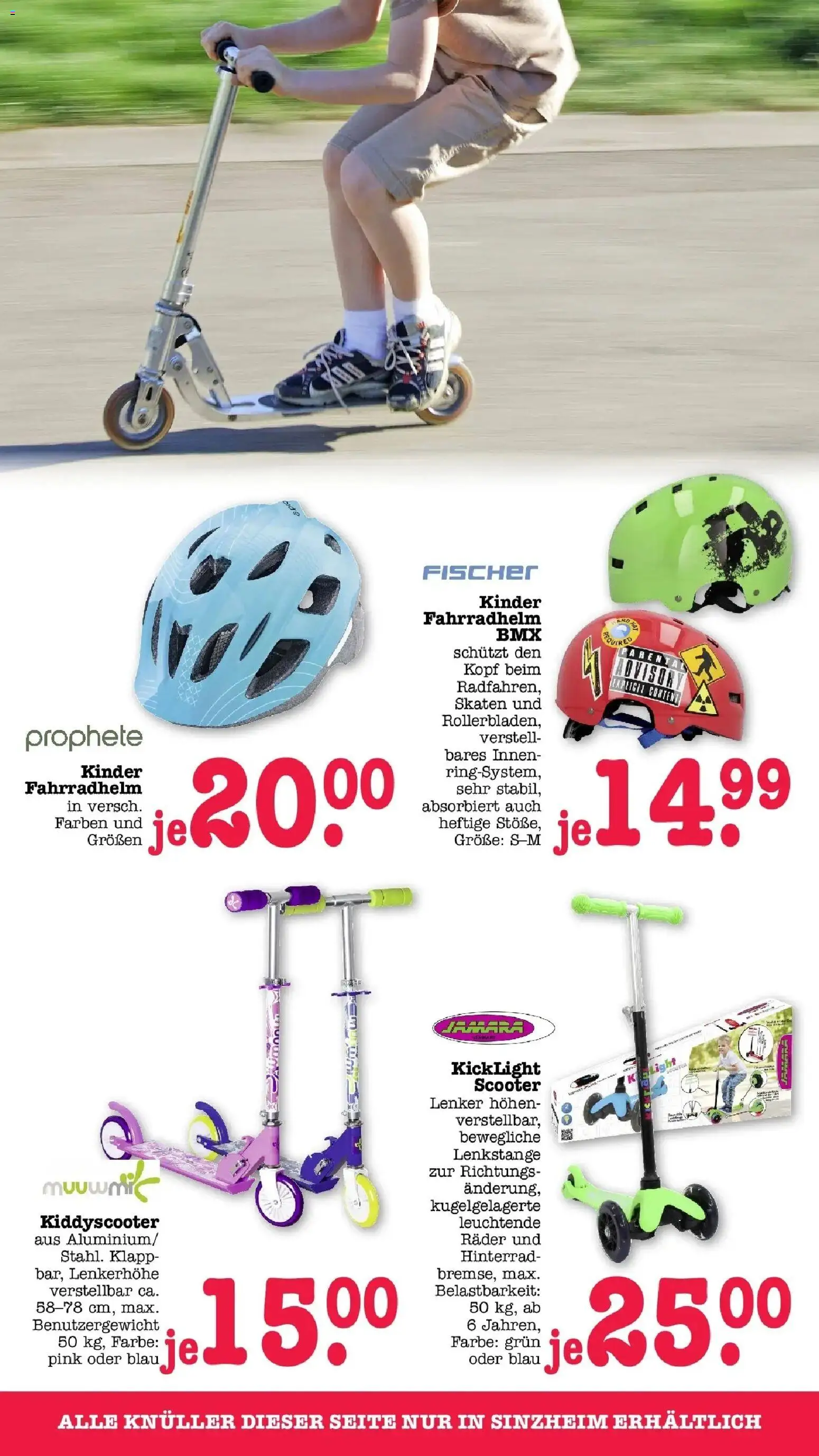 Edeka prospekt Bühlertal	 – gültig ab 20.04.2026 | Seite: 69 | Produkte: Scooter, Fahrradhelm
