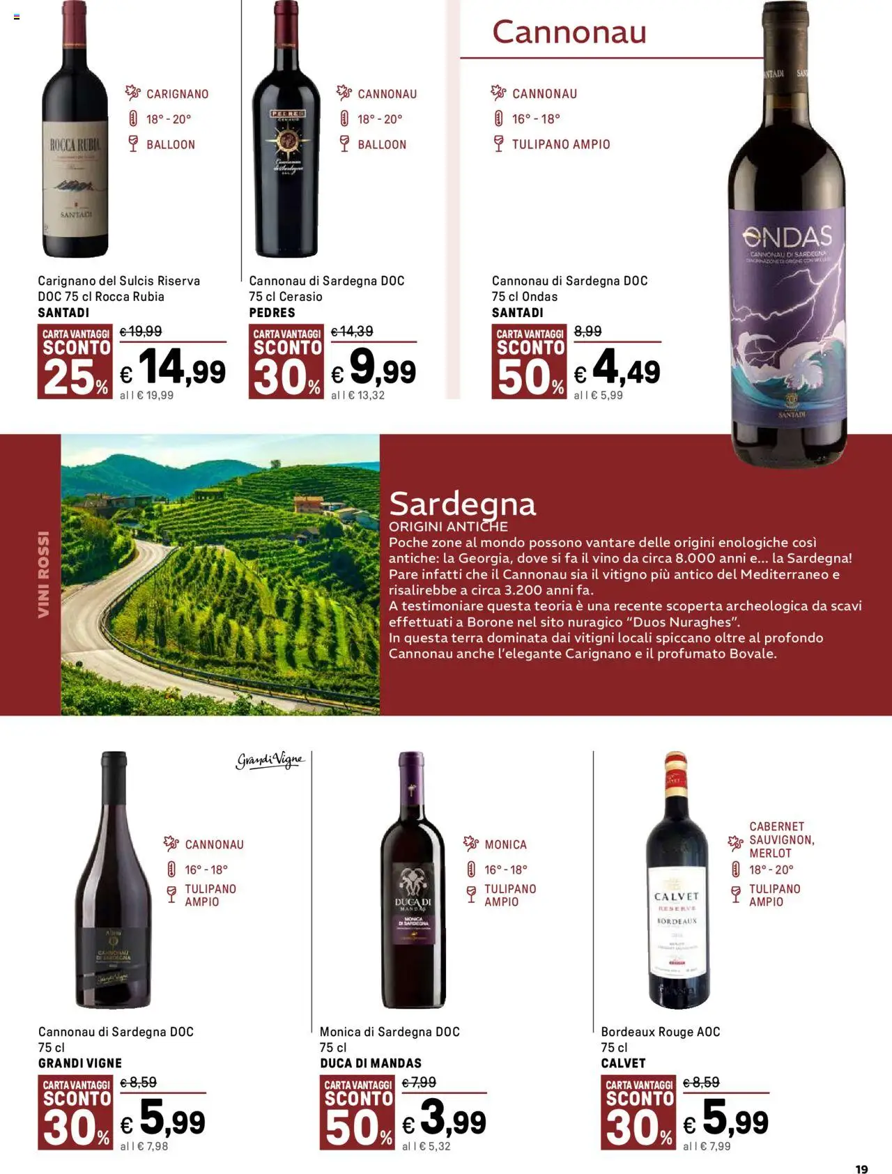 Volantino Iper del 13.10.2025 | Pagina: 19 | Prodotti: Vino, Terra
