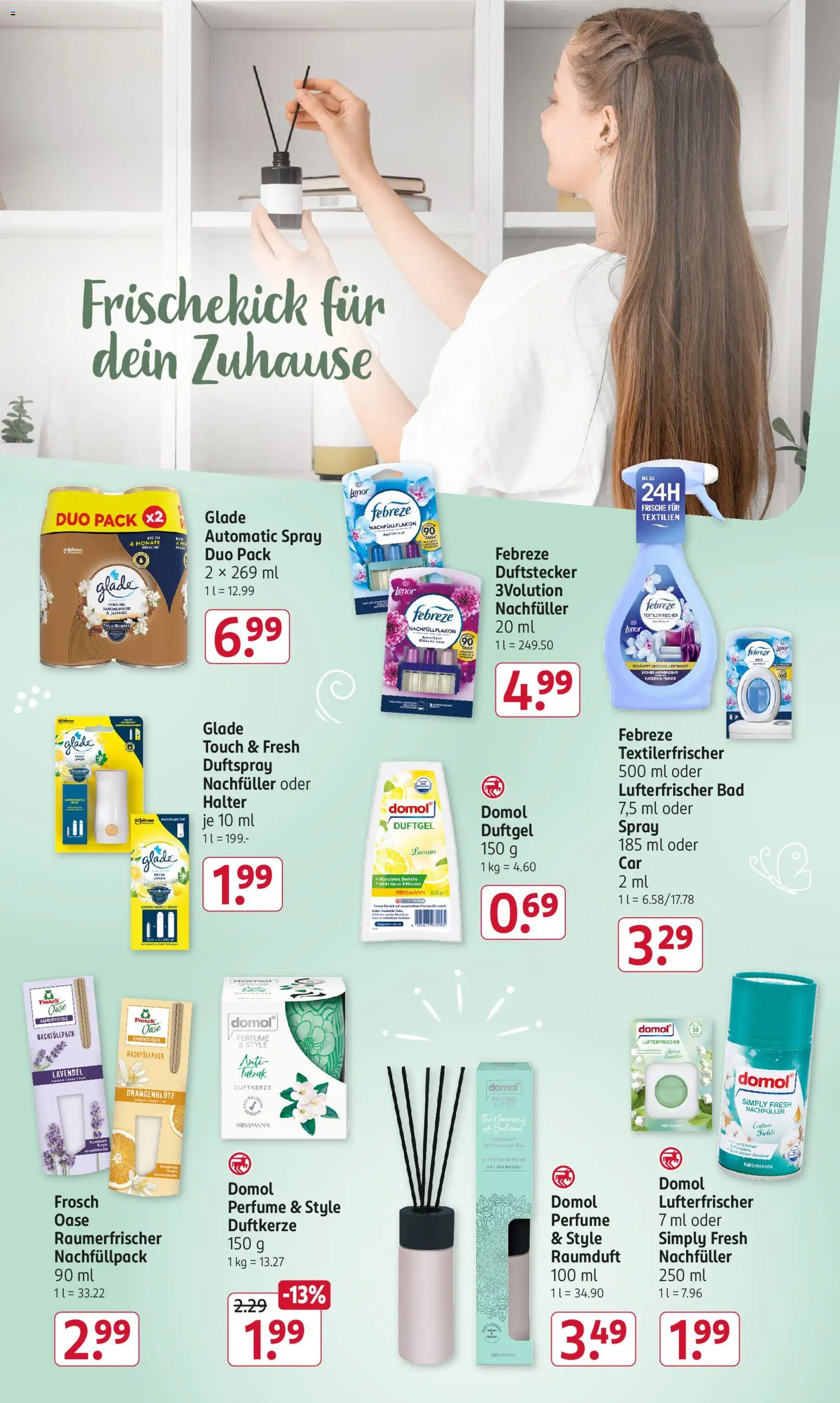 Rossmann Angebotsprospekt – gültig ab 23.03.2026 | Seite: 18 | Produkte: Lenor, Bad, Lavendel