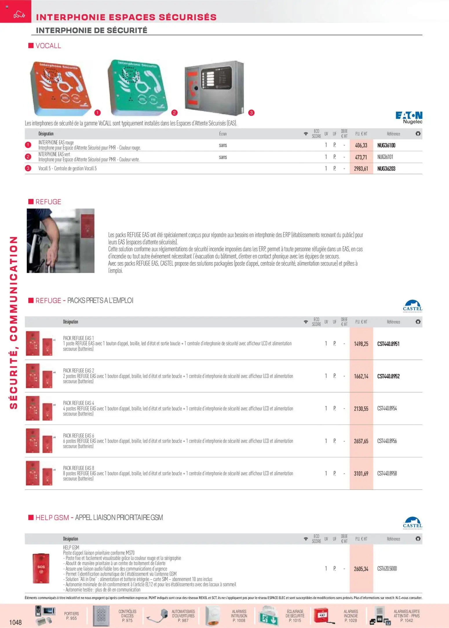 {H1} | Page: 97 | Produits: Audio, Batterie, Interphone