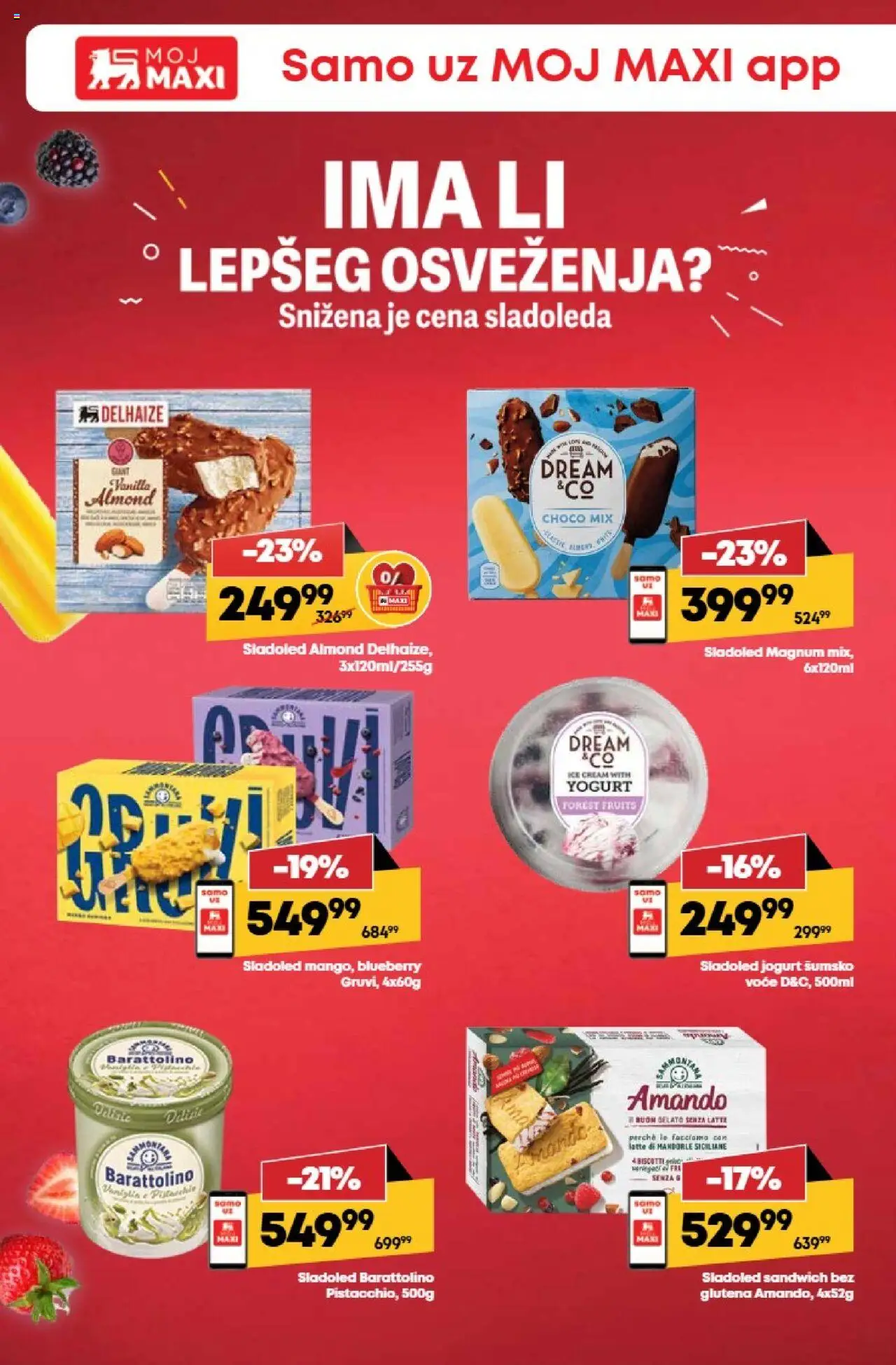 Maxi katalog - važi od 14.08.2025 | Strana: 8 | Proizvode: Sladoled, Jogurt