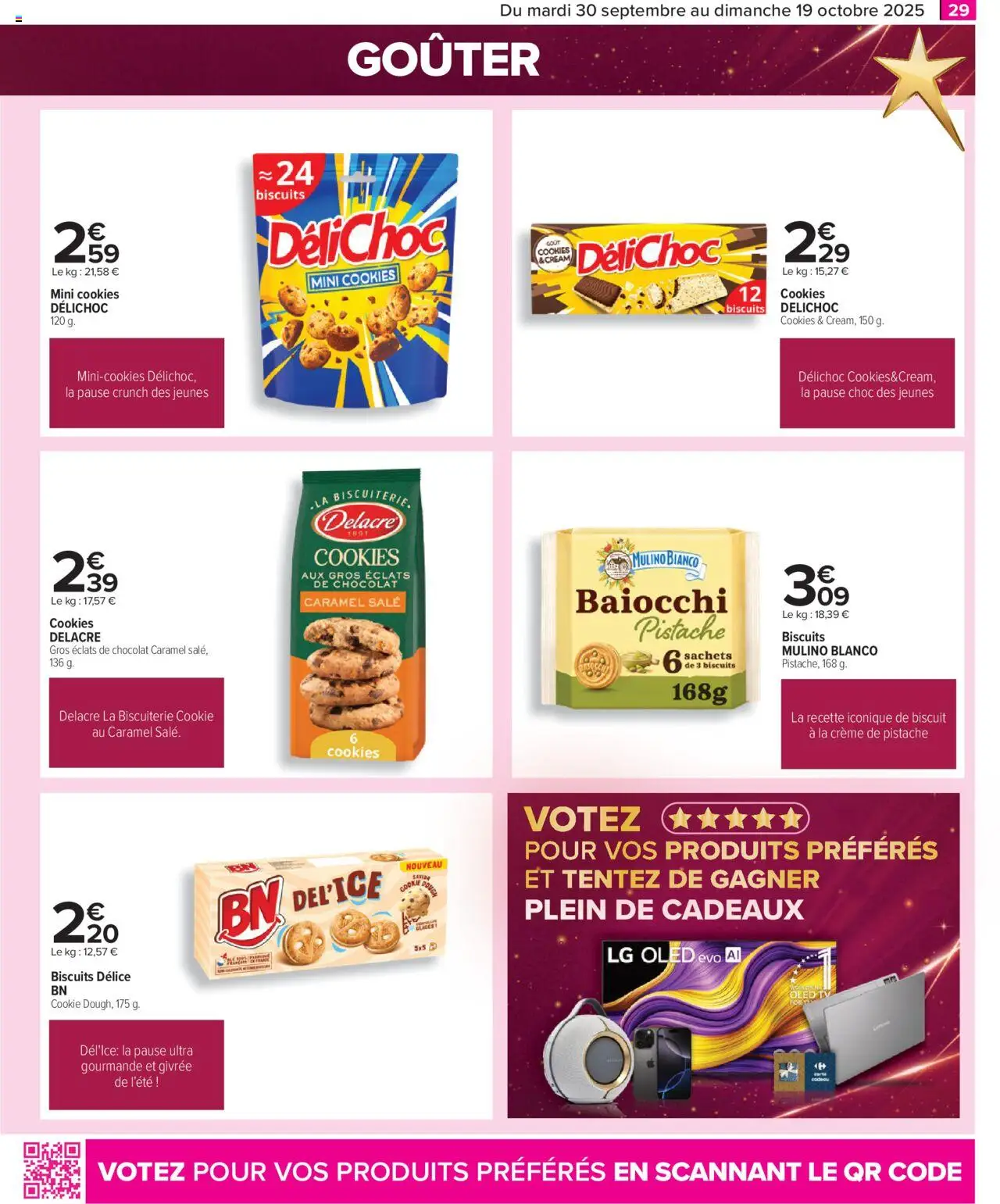  | Page: 29 | Produits: Glaces, Cookies, Chocolat, Crème