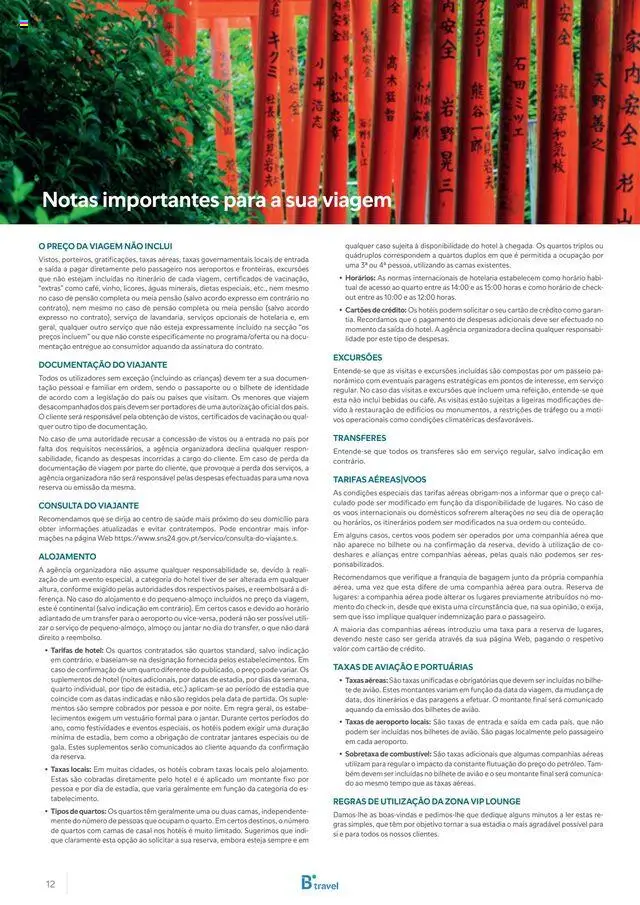 B the travel brand Passageiros Especialistas │ válido desde el 24.10.2024 | Página: 12