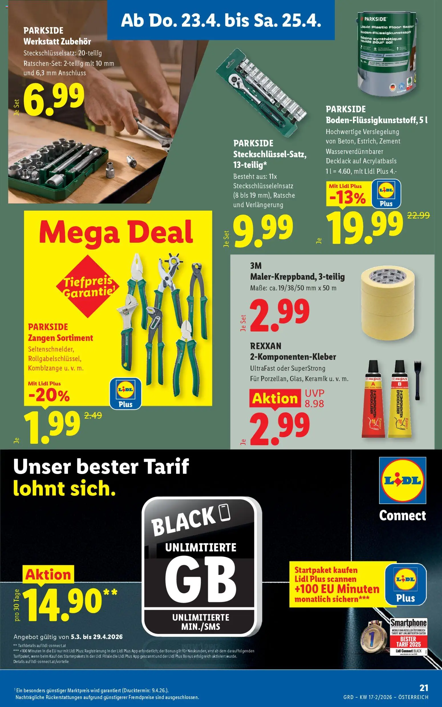 Lidl Flugblatt - Eisenstadt, Ebenfurth, Mattersburg gültig ab 23.04.2026 | Seite: 23 | Produkte: Smartphone