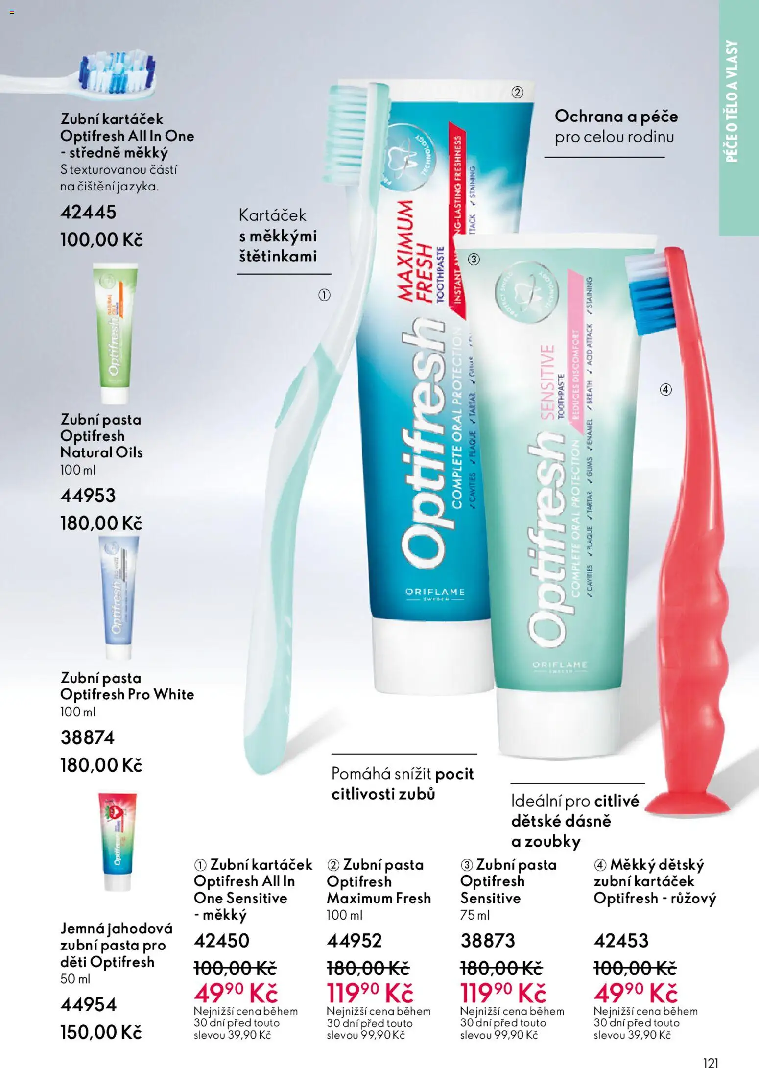Oriflame katalog č.15/2025 od 22.10.2025 | Strana: 121 | Produkty: Zubní pasta, Zubní kartáček