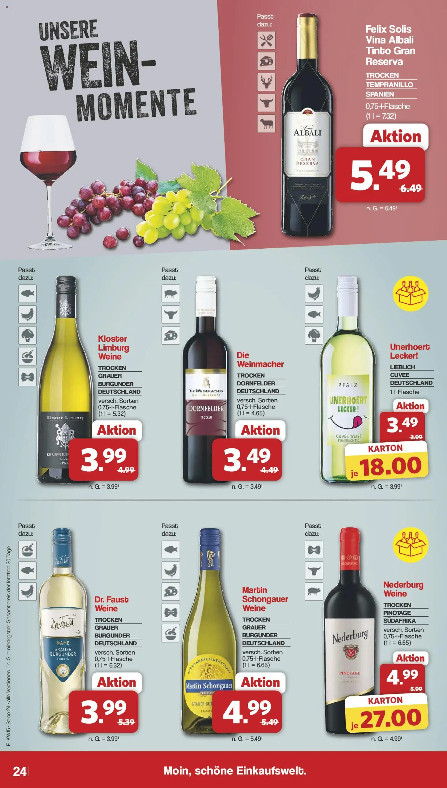 Famila Nordwest Prospekt 	 – gültig ab 07.04.2026 | Seite: 26 | Produkte: Wein