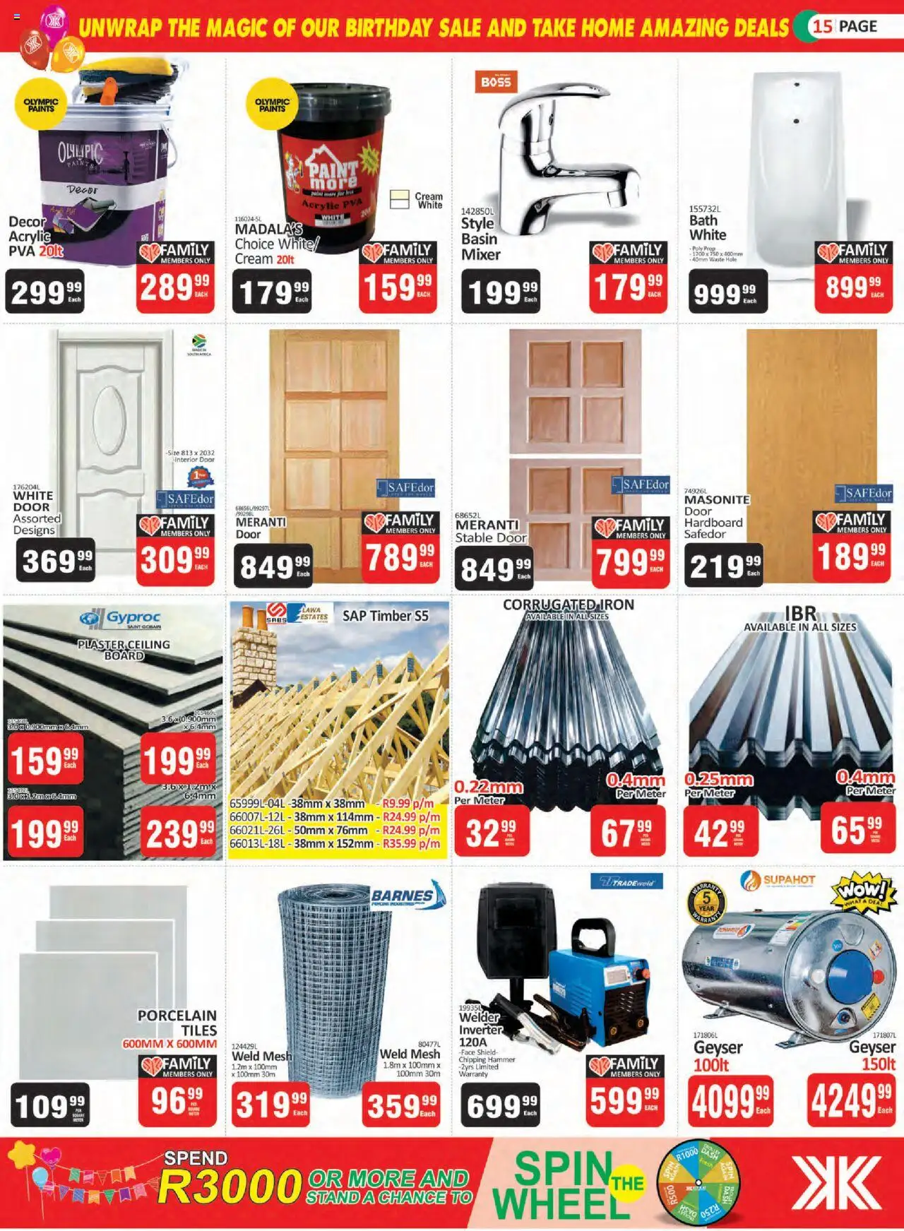 New KIT KAT Cash & Carry catalogue – valid from 25.09.2025 | Page: 15 | Products: Mixer, Stable door, Geyser, Cream