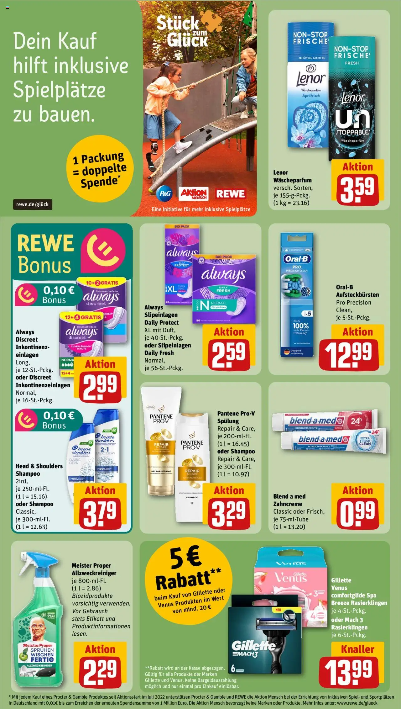 Rewe ihr Kaufpark Prospekt 	 – gültig ab 06.10.2025 | Seite: 25 | Produkte: Spiel, Lenor, Shampoo, Spülung