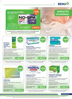 BENU Gyógyszertárak akciós újság - amely érvényes a következő dátumtól: 01.04.2026 | Oldal: 9 | Termékek: Fehérje