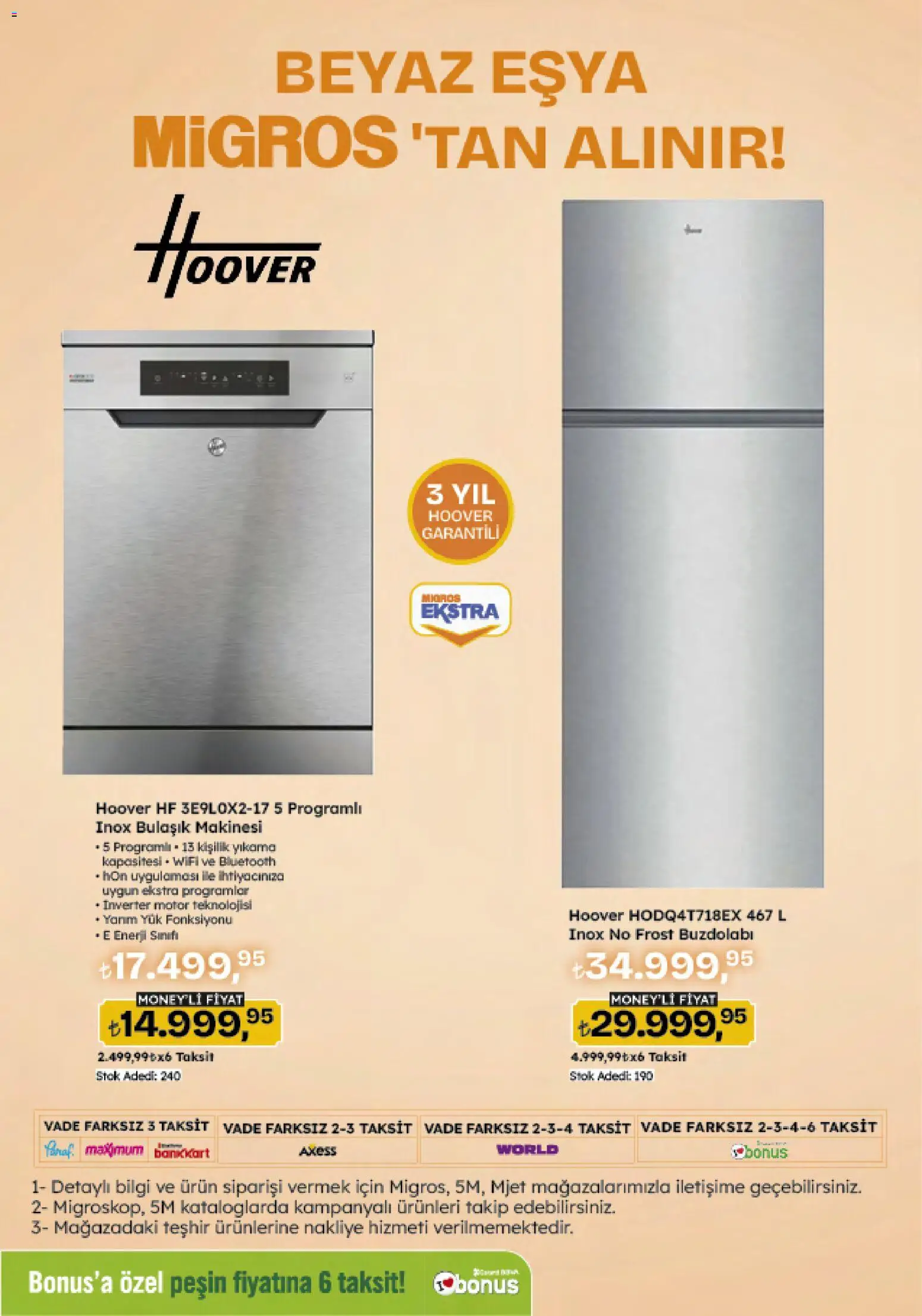 Migros Katalog - 5M Migroskop Dijital - 12.03.2026 tarihinden itibaren geçerlidir | Sayfa: 149 | Ürünler: Buzdolabı, Bulaşık makinesi