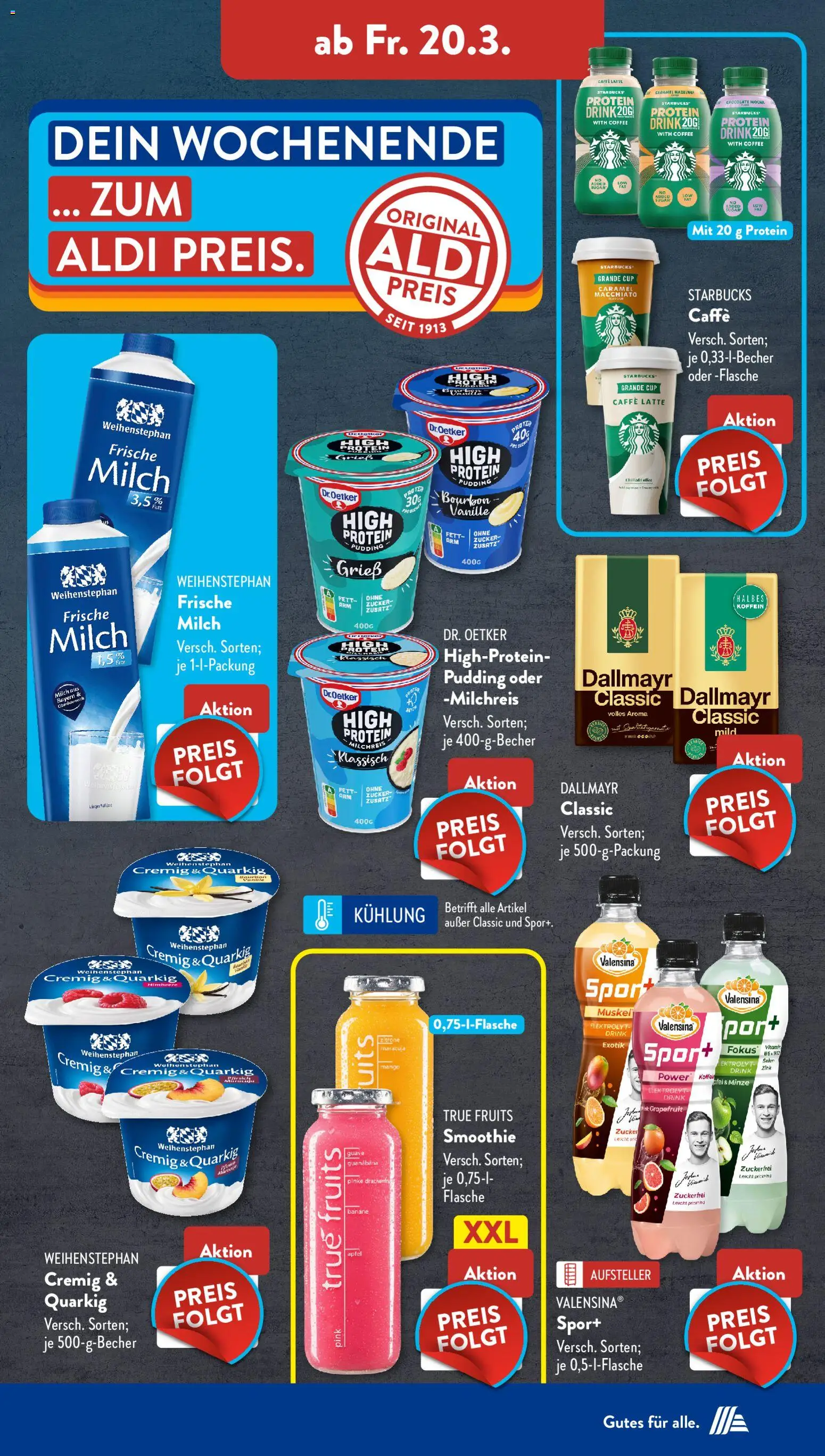 Aldi Süd Prospekt 	 – gültig ab 16.03.2026 | Seite: 13 | Produkte: Starbucks, Äpfel, Dallmayr, Mango