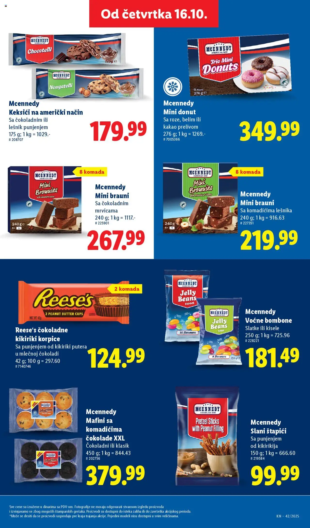 Lidl katalog - važi od 16.10.2025 | Strana: 31 | Proizvode: Bombone, Lešnik, Brownie, Kikiriki