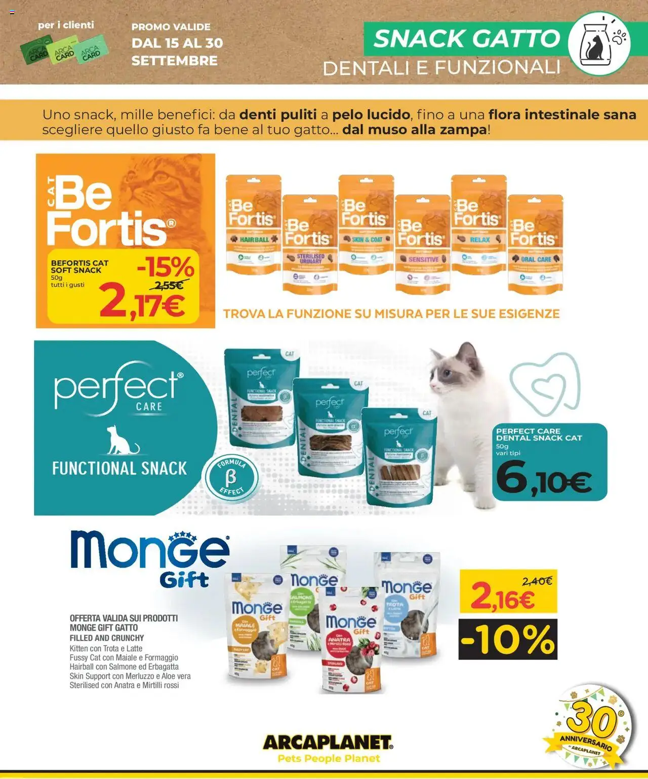 Volantino Arcaplanet del 01.10.2025 | Pagina: 23 | Prodotti: Merluzzo, Trota, Latte, Aloe vera