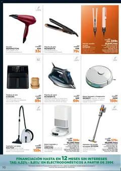 Vista previa El Corte Inglés Black Friday válido desde el 03.11.2025 | Página: 10 | Productos: Escoba, Plancha, Secador de pelo, Aspirador