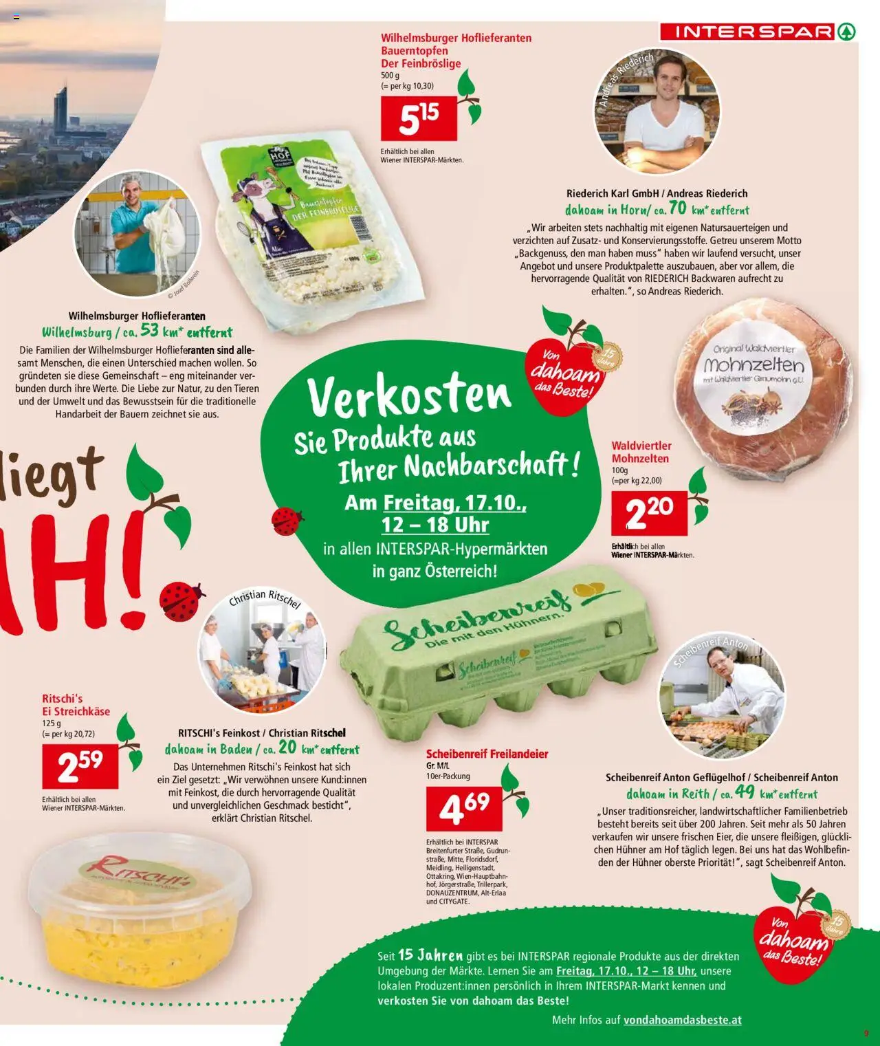 Interspar Flugblatt - Wien gültig ab 16.10.2025 | Seite: 10 | Produkte: Uhr