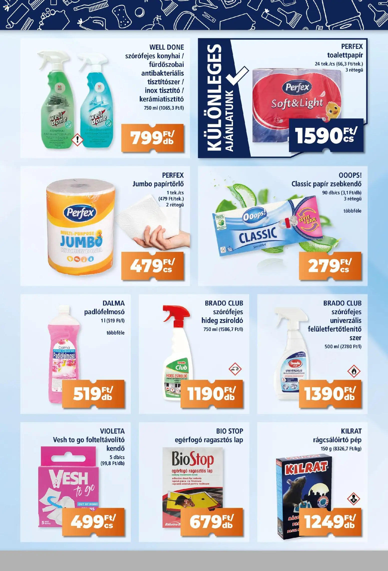 Goods Market akciós ujság - amely érvényes a következő dátumtól: 22.01.2026 | Oldal: 3 | Termékek: Egérfogó, Kendő, Papírtörlő, Folteltávolító