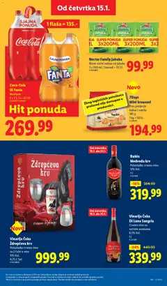 7Days Mini kroasani, Duo punjenje kakao i vanila 185 g 1 kg = 1054.- - pregled Lidl kataloga - važi od 15.01.2026 | Strana: 33
