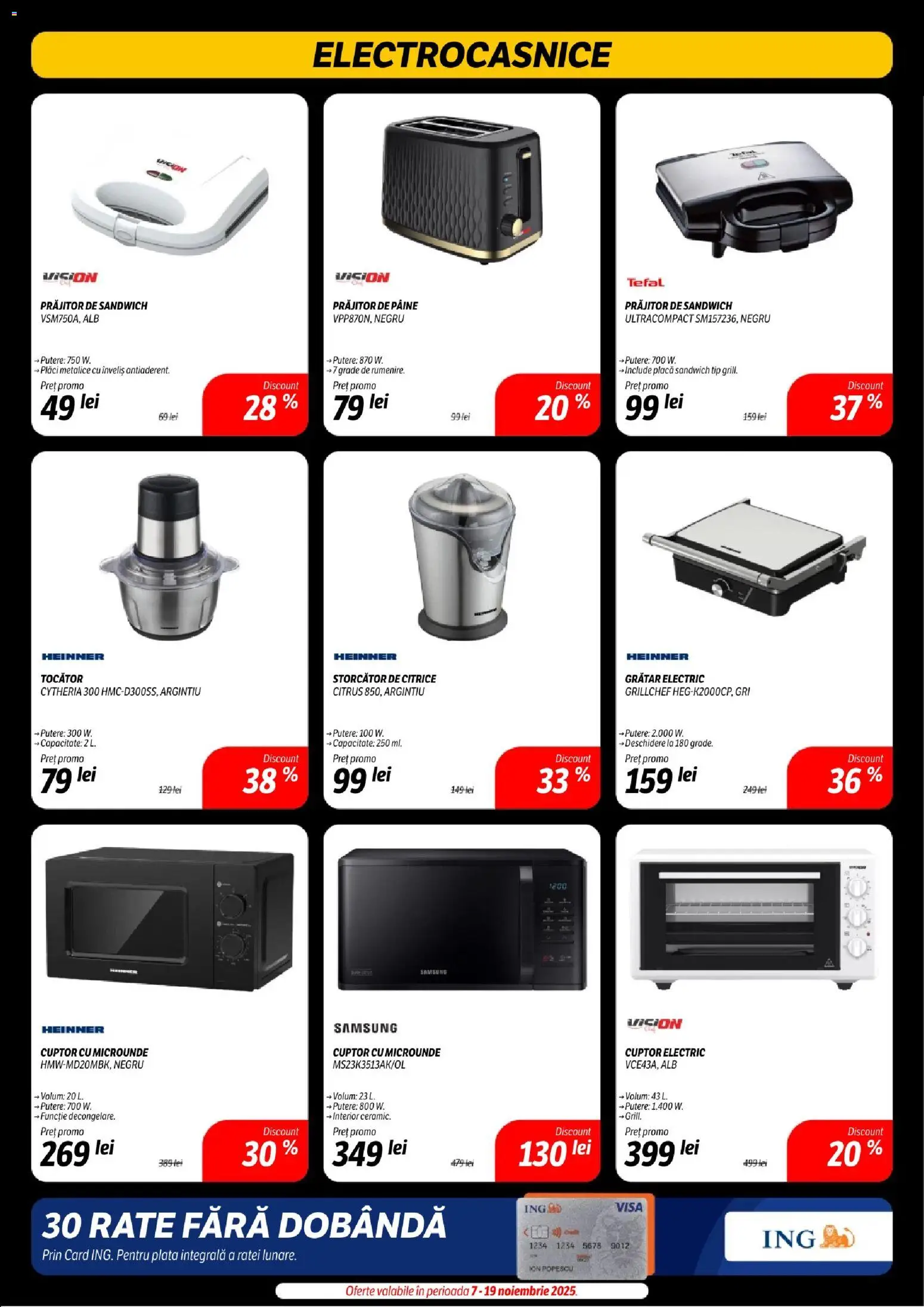 Noul catalog Flanco – valabil de la 07.11.2025 | Pagină: 41 | Produse: Cuptor, Grătar, Tocător, Pâine