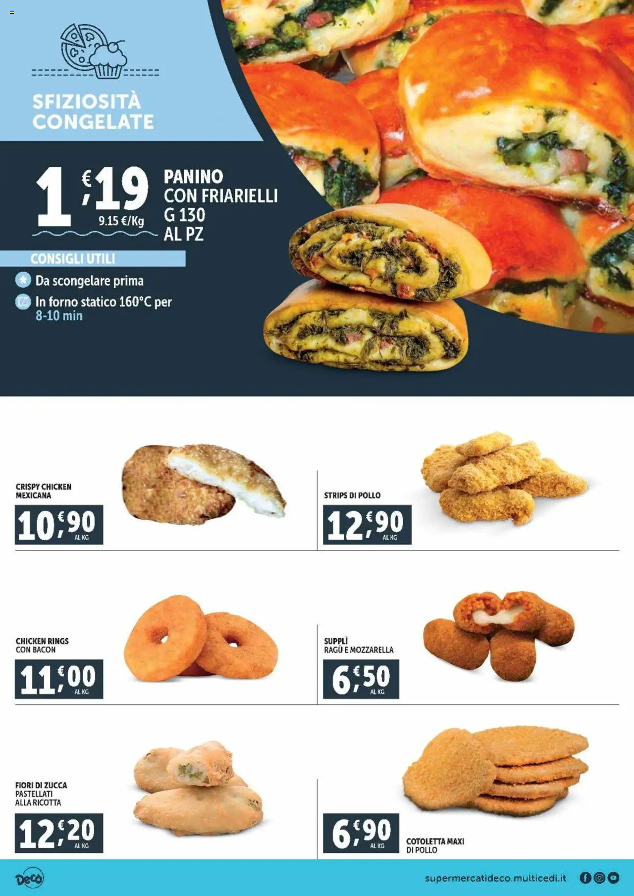 Volantino Decò del 12.09.2025 | Pagina: 4 | Prodotti: Mozzarella, Zucca, Ragú, Ricotta