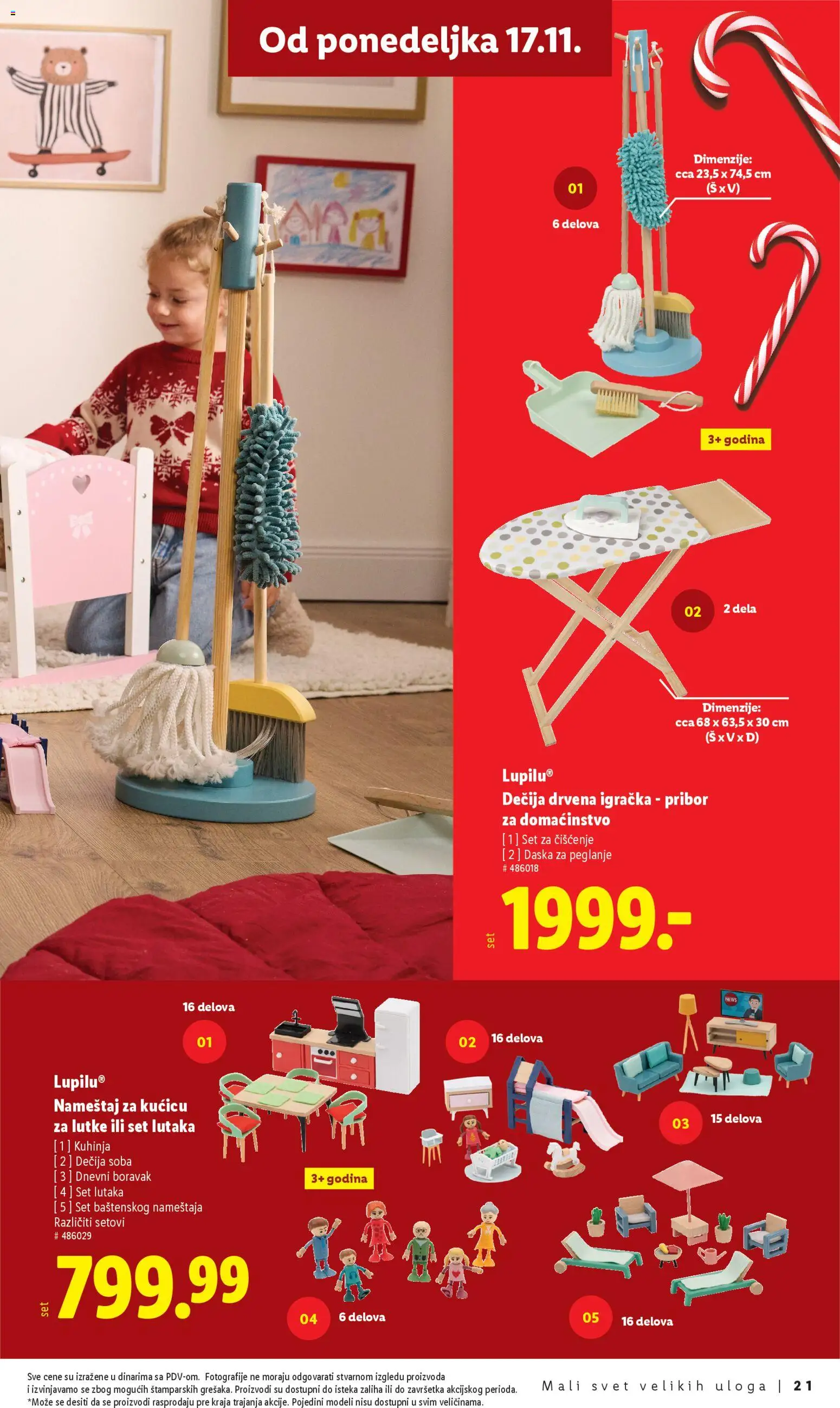 Lidl katalog - važi od 10.11.2025 | Strana: 21 | Proizvode: Kuhinja, Daska za peglanje
