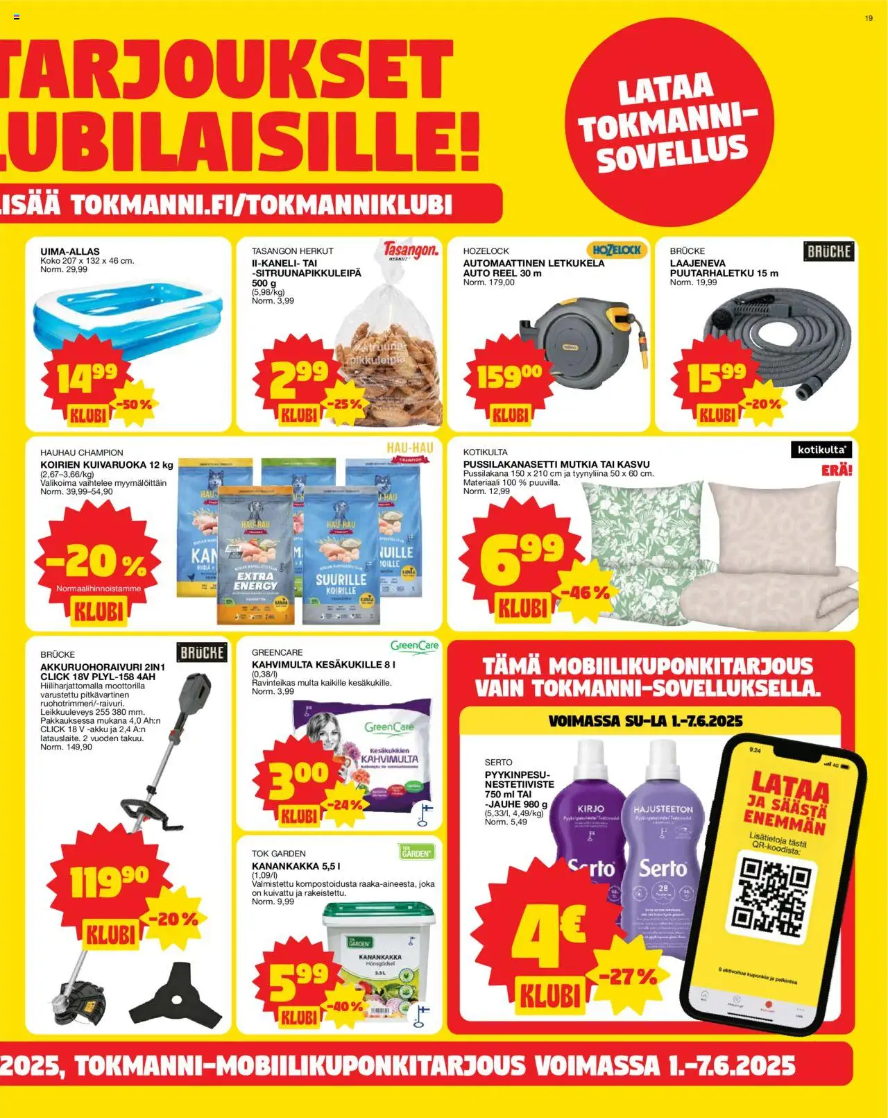  | Sivu: 19 | Tuotteet: Pussilakanasetti, Multa, Akku, Tyynyliina