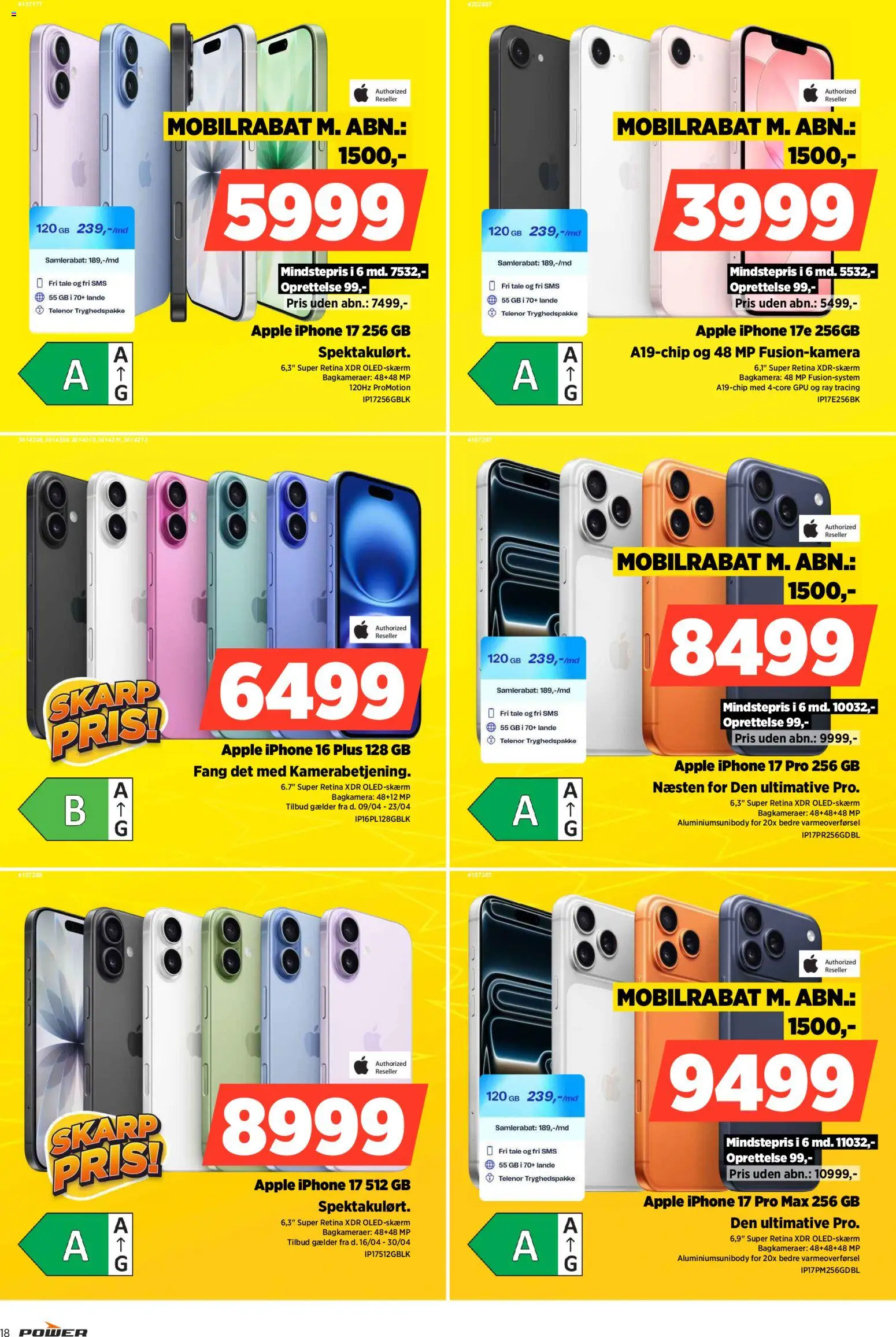 Power tilbudsavis – gyldig fra 17.04.2026 | Side: 18