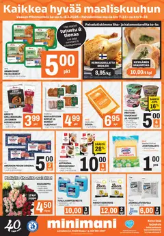 Minimani-mainoslehti voimassa 04.03.2026 alkaen