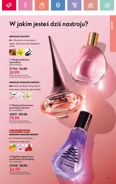 Oriflame Katalog 11 2025 od 27.07.2025 | Strona: 47 | Produkty: Miód, Woda toaletowa, Czekolada, Woda