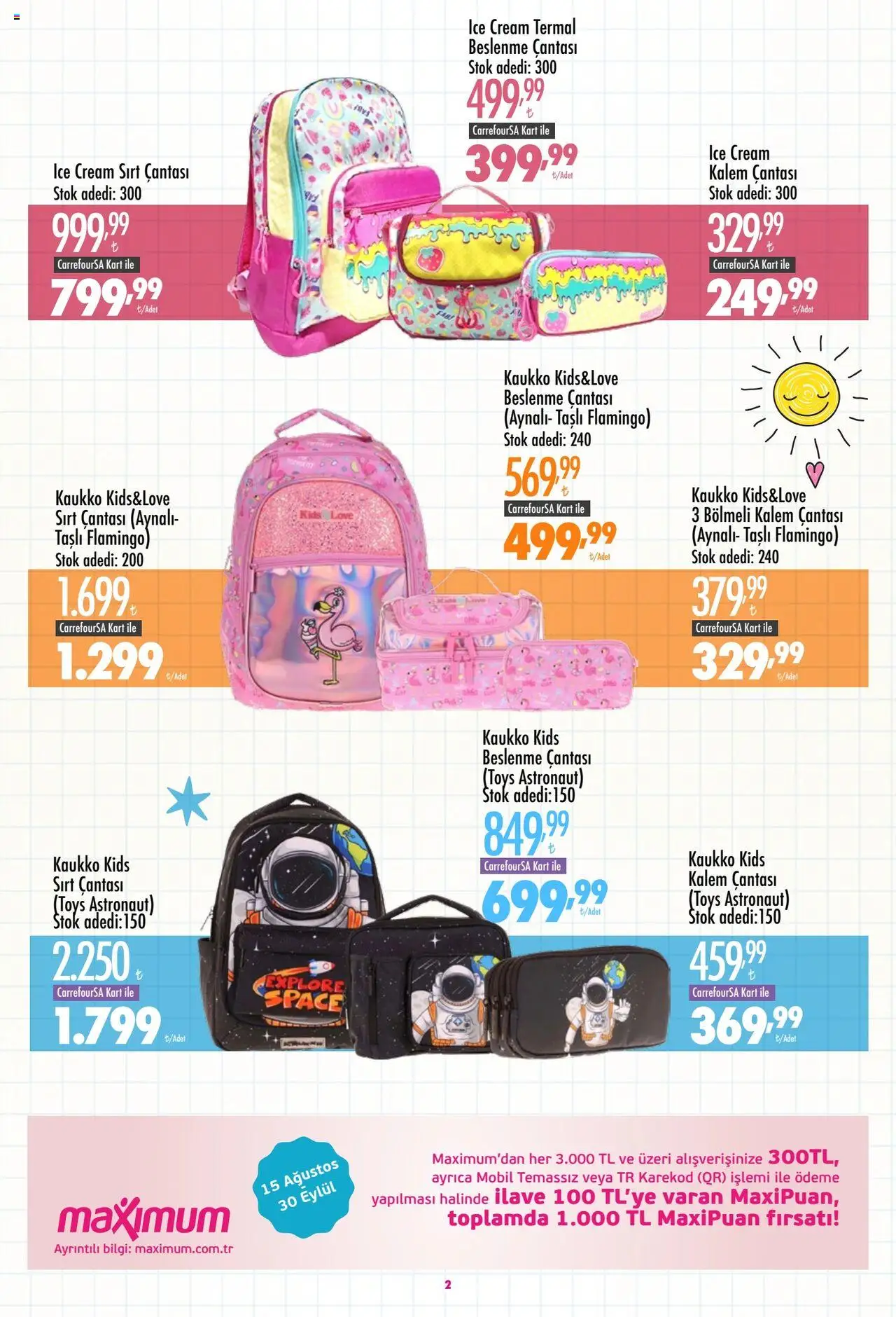 CarrefourSA Katalog - 25.08.2025 tarihinden itibaren geçerlidir | Sayfa: 2 | Ürünler: Sırt çantası