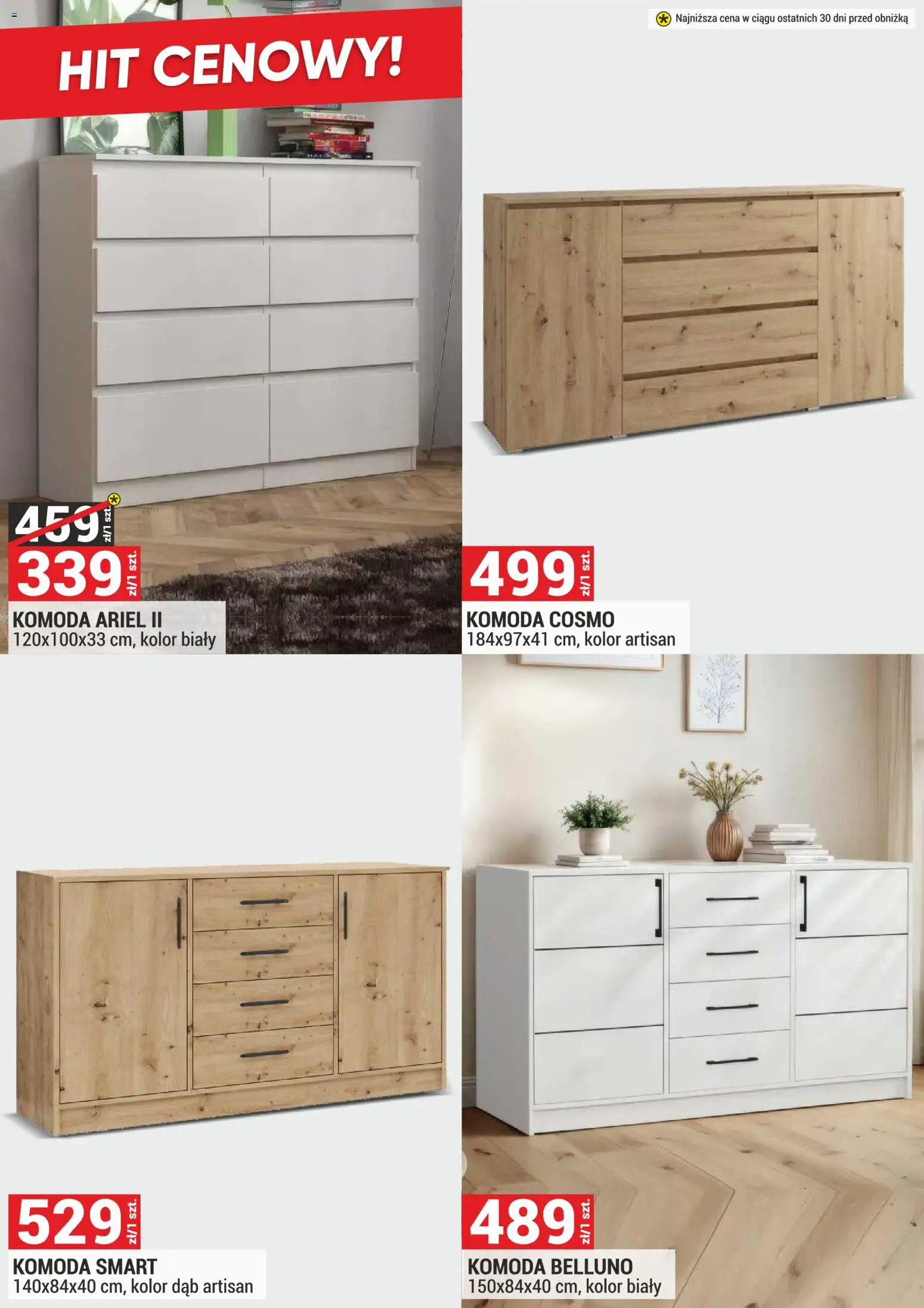 Merkury Market Gazetka - Meble, Wypoczynki, Materace od 01.12.2025 | Strona: 36 | Produkty: Komoda, Ariel