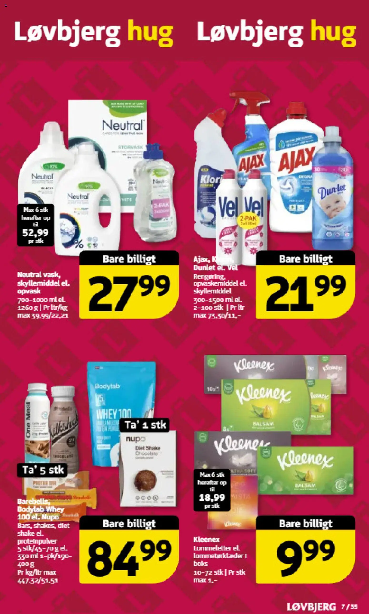 Løvbjerg tilbudsavis – gyldig fra 02.01.2026 | Side: 7 | Produkter: Boks, Balsam, Skyllemiddel, Opvaskemiddel