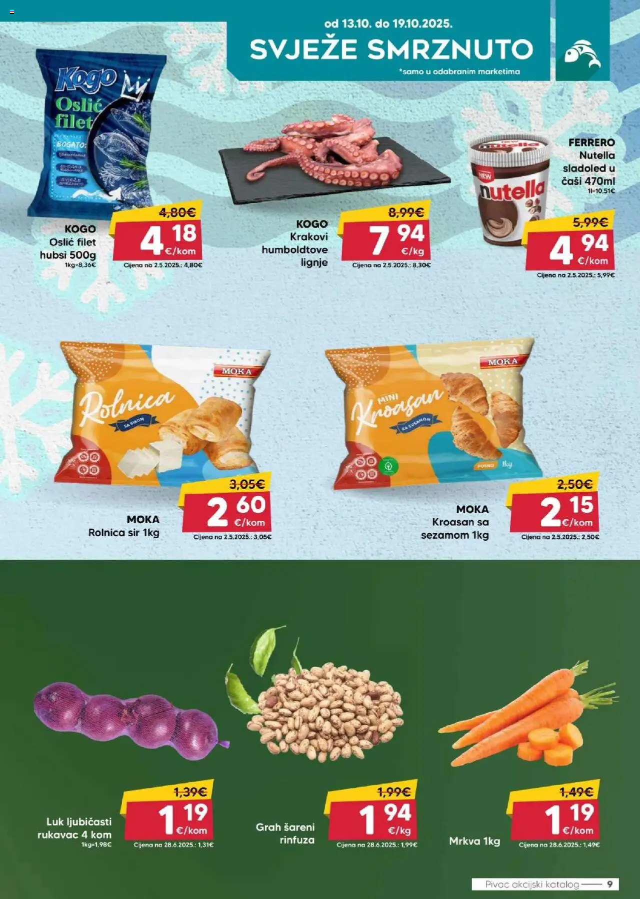 Pivac katalog | vrijedi od 13.10.2025 | Stranica: 9 | Proizvodi: Polica, Sir, Luk, Kroasan