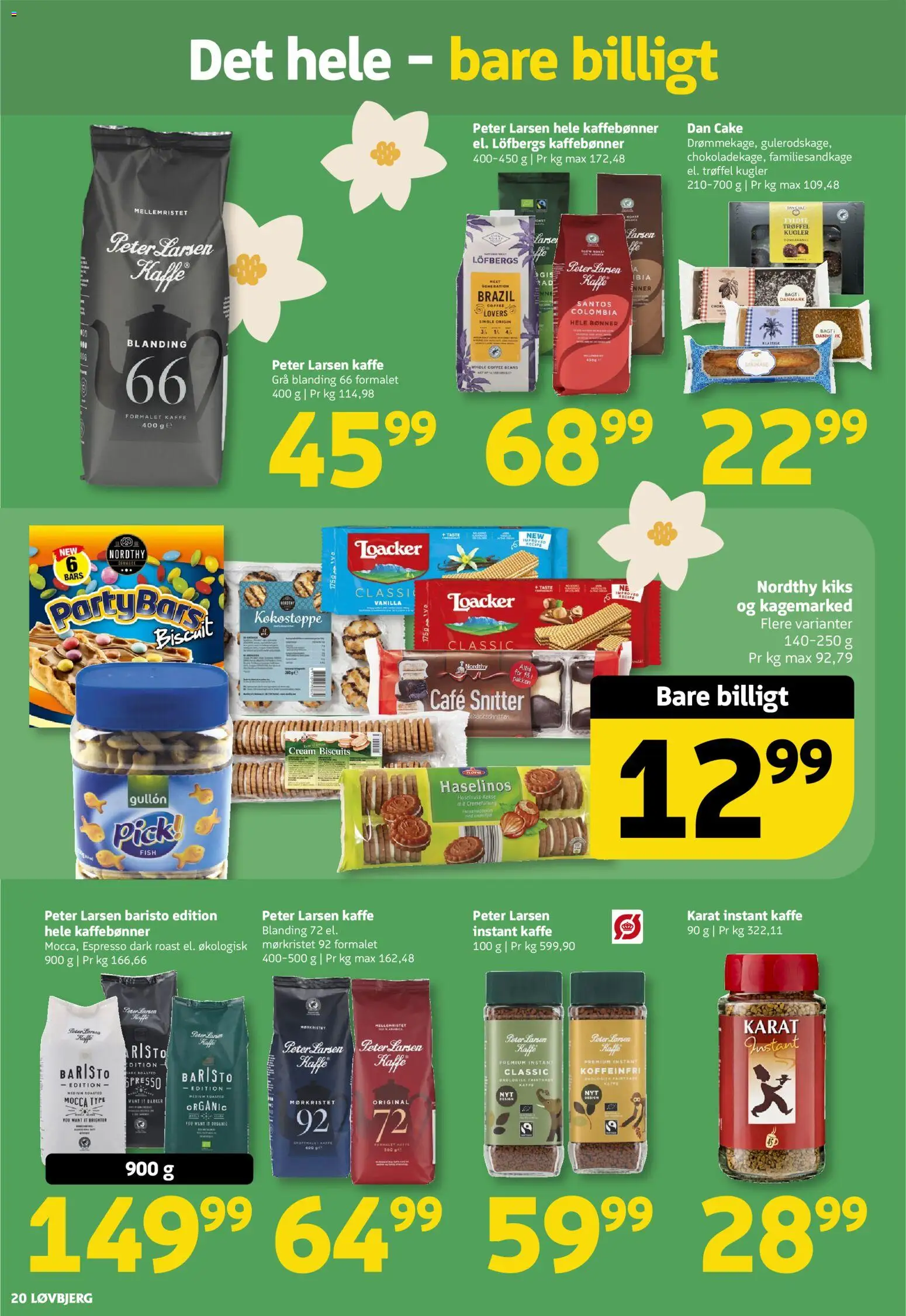 Løvbjerg tilbudsavis – gyldig fra 27.02.2026 | Side: 20 | Produkter: Kaffe, Bønner, Instant Kaffe