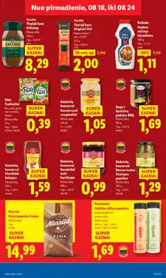 LIDL leidinys│galioja nuo 18.08.2025 | Puslapis: 43 | Prekių: Pupelės, Kavos pupelės, Traškučiai, Kečupas
