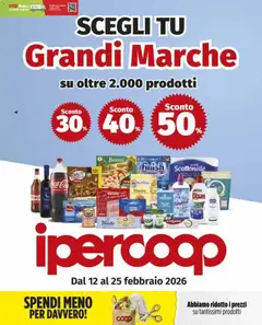 Anteprima del volantino Ipercoop Brescia catalogo valido a partire dal 12.02.2026