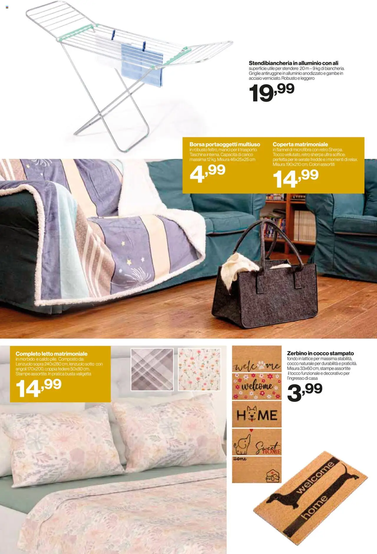 Volantino IN's del 22.10.2025 | Pagina: 19 | Prodotti: Cocco, Letto, Coperta, Valigetta