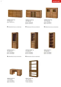 Pogląd oferty "Komfort Gazetka - Katalog Meble" - ważna od 01.09.2024 | Strona: 25 | Produkty: Komoda, Biurko, Witryna, Regał