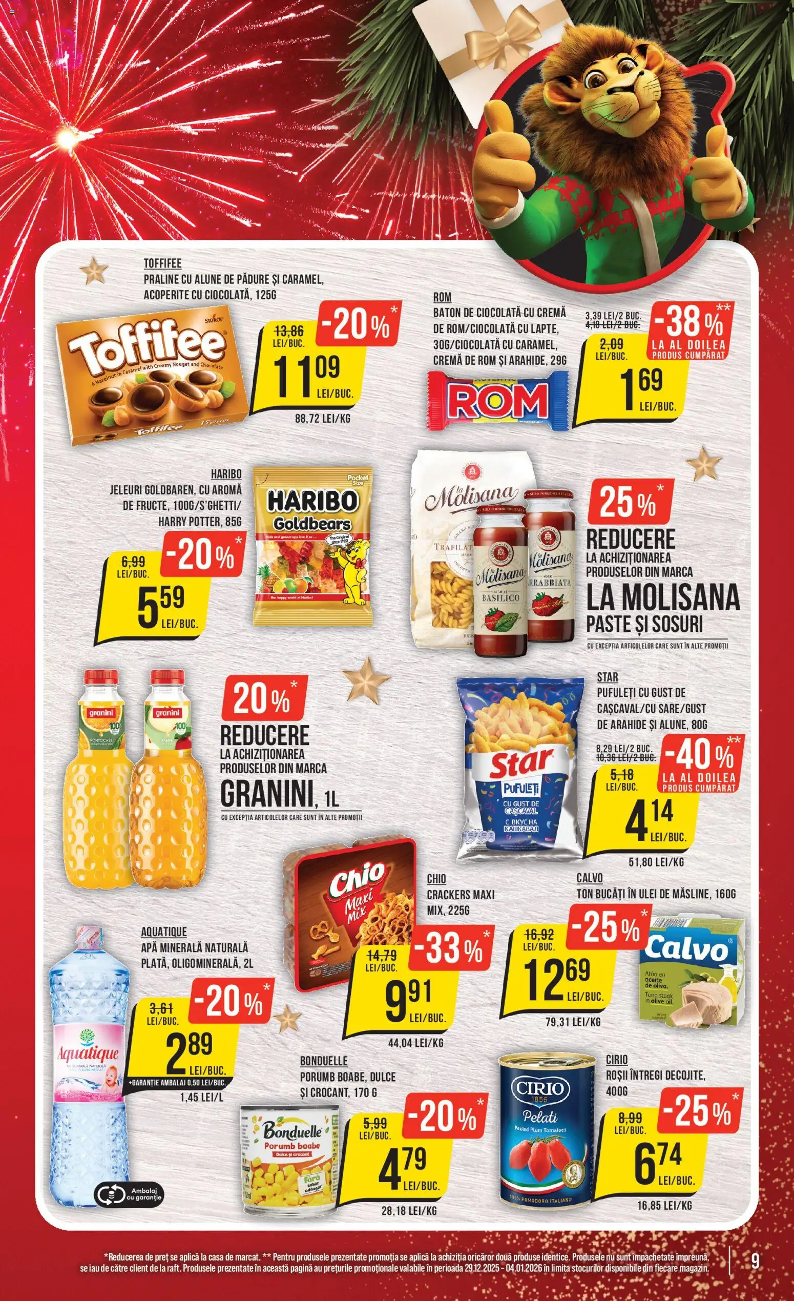 Noul catalog Mega Image – valabil de la 29.12.2025 | Pagină: 9 | Produse: Cașcaval, Alune, Pufuleți, Porumb