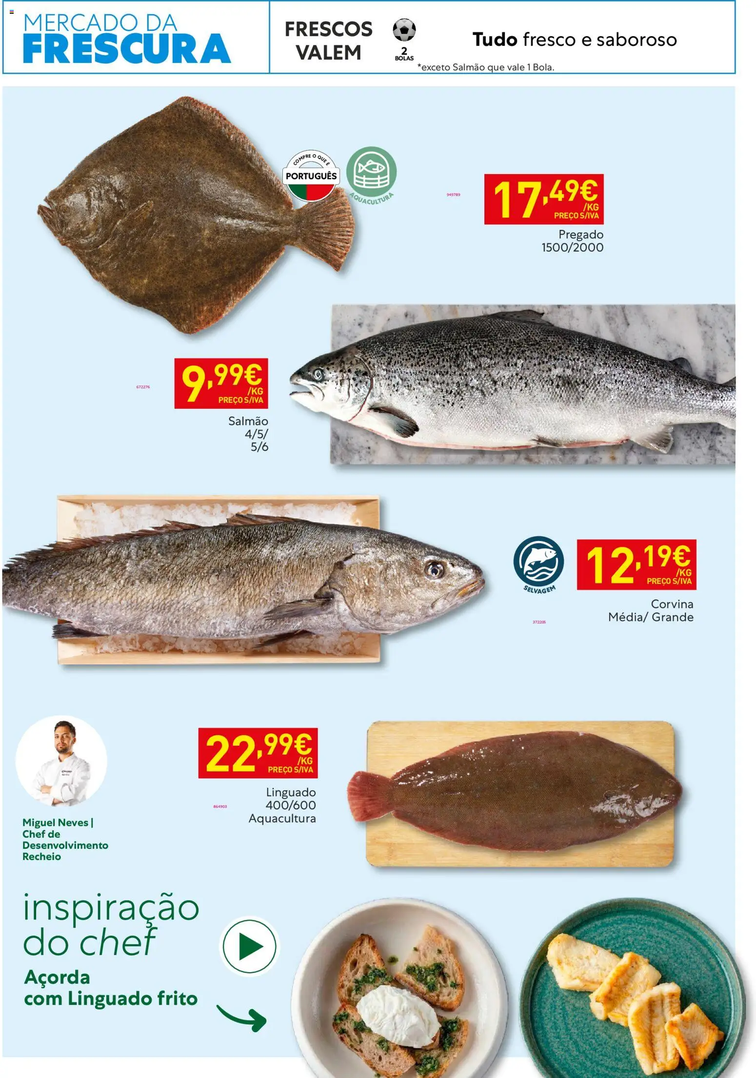 Recheio Horeca │ válido de 17.03.2026 | Página: 9 | Produtos: Salmão, Linguado