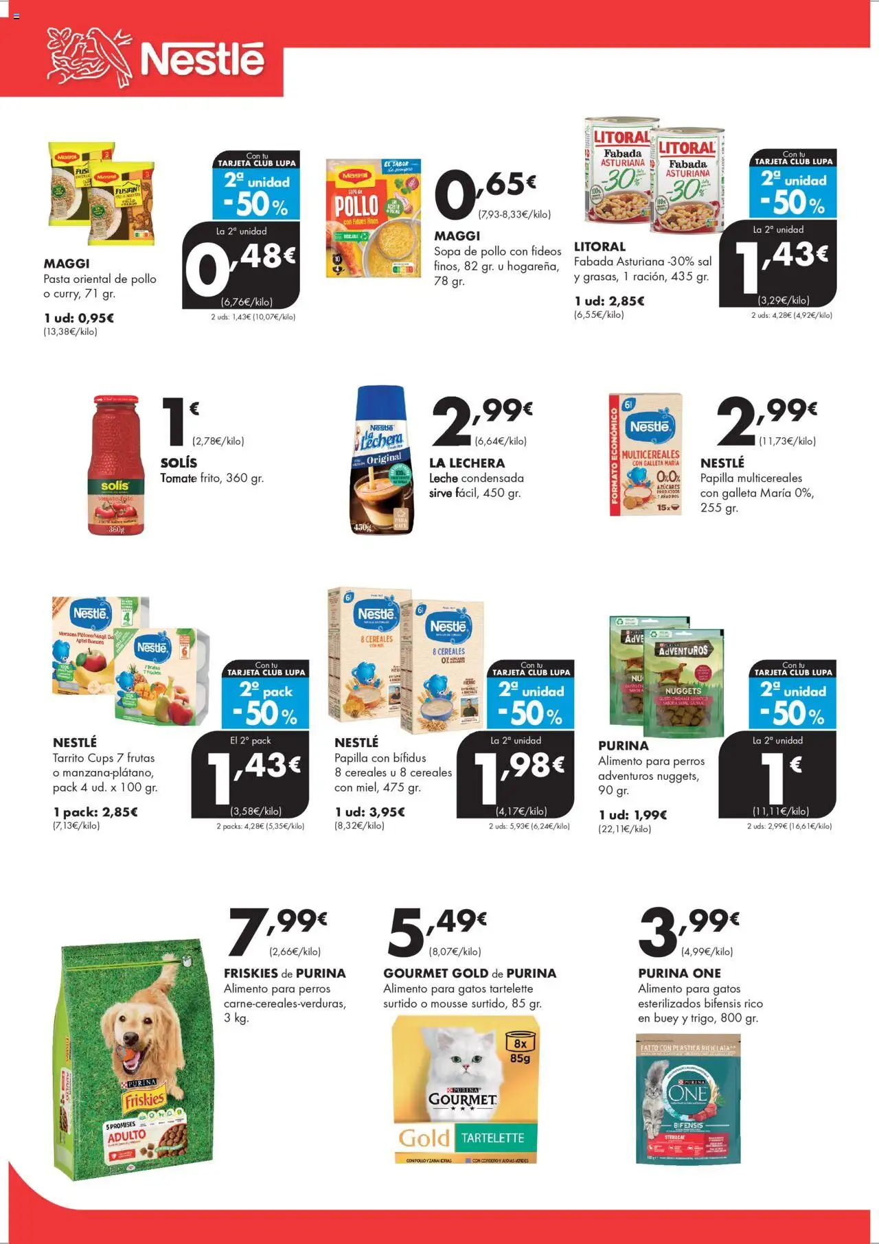 Lupa Supermercados folleto │ válido desde el 22.05.2025 | Página: 10 | Productos: Mousse, Fideos, Cereales, Φαρίνα
