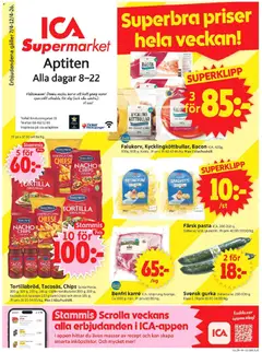 ICA Supermarket erbjudanden - Förhandsvisning av reklamblad från butik ICA Supermarket aktuell från 07.04.2026