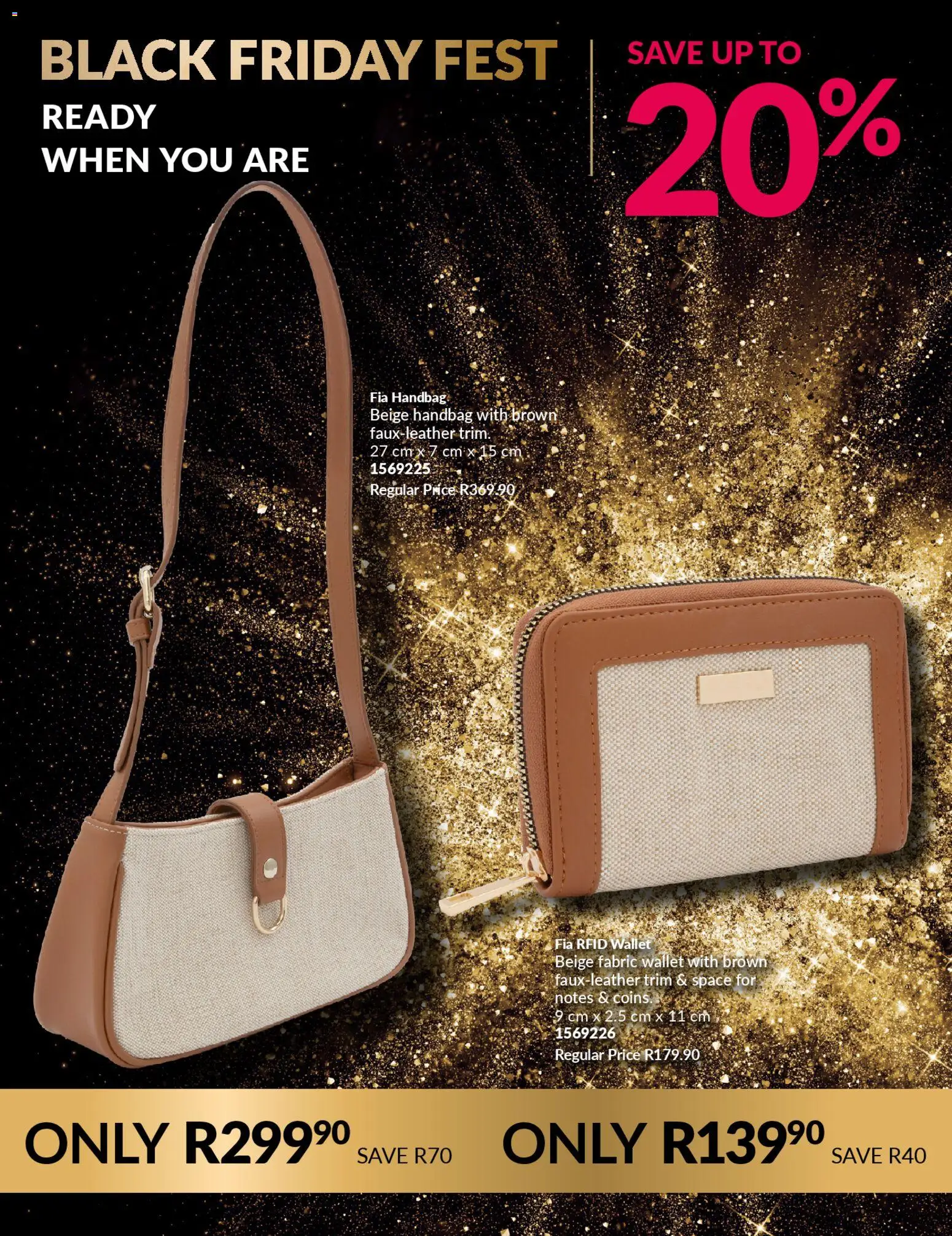 New Avon catalogue – valid from 25.11.2025 | Page: 45 | Products: Handbag, Wallet
