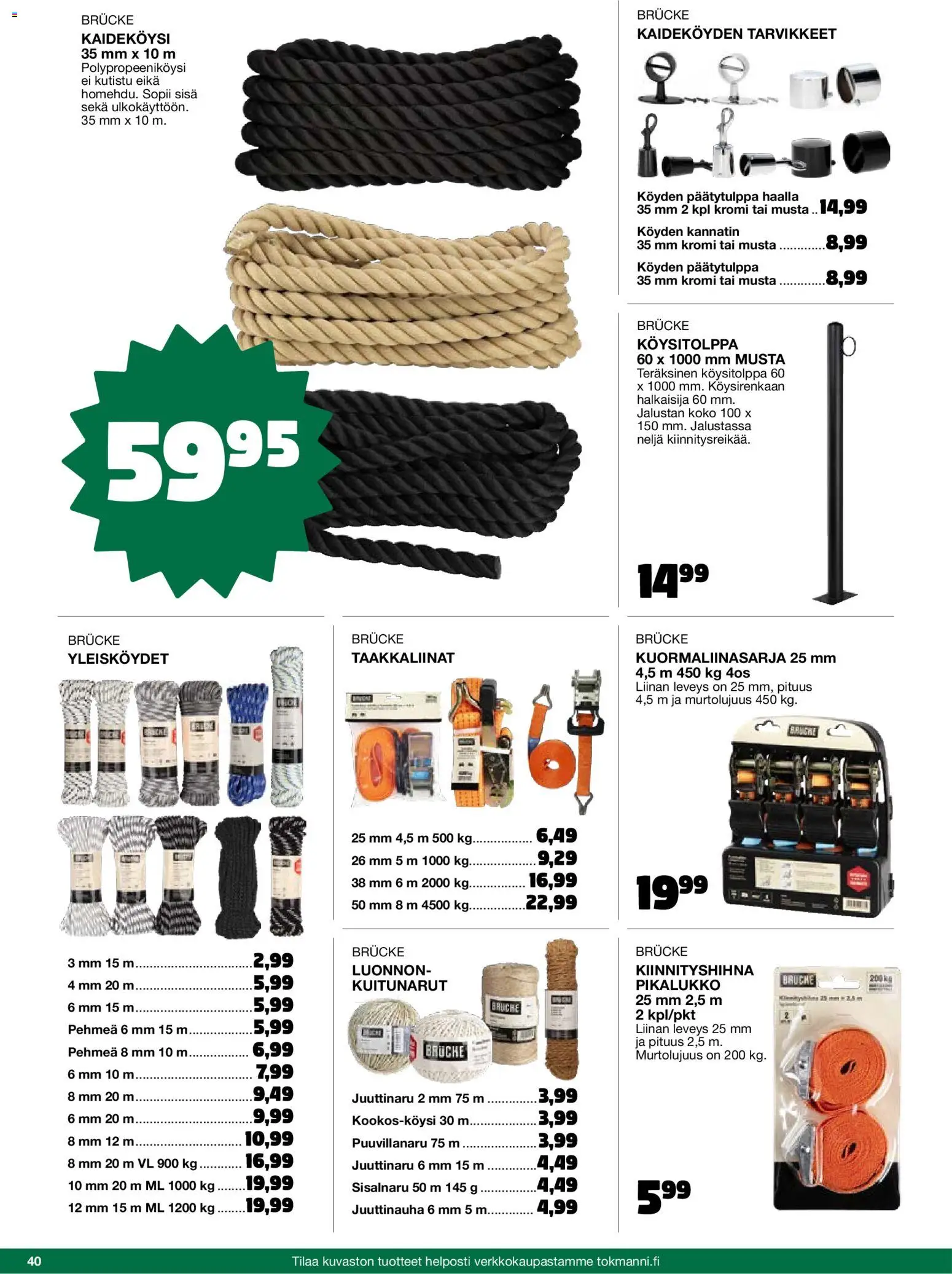 Tokmanni - 2025 Työkalukuvasto – voimassa 01.11.2025 alkaen | Sivu: 40