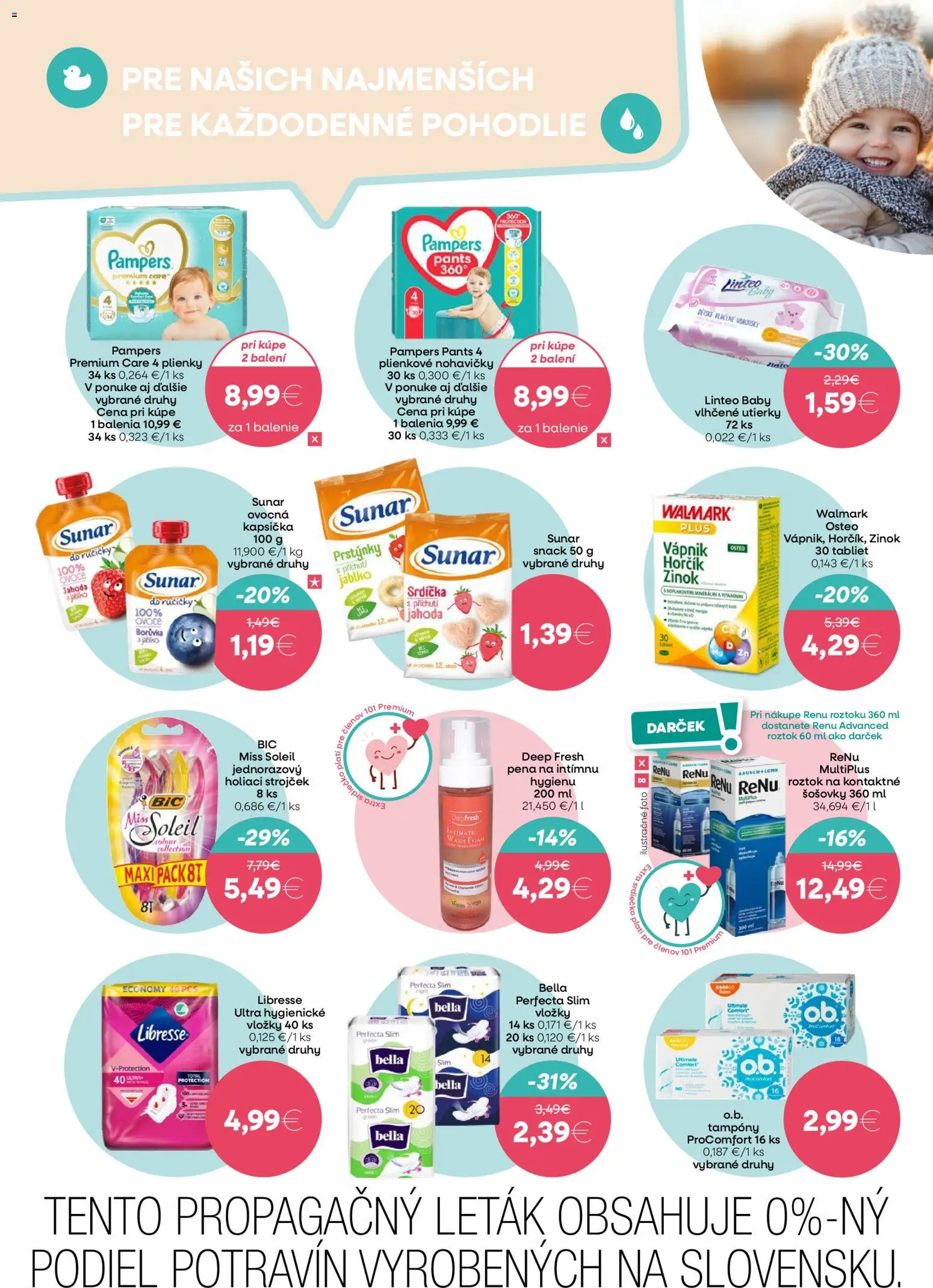Nové 101 drogerie akcie – leták je platný od 07.01.2026 | Strana: 6 | Produkty: Strojček, Holiaci strojček, Pampers