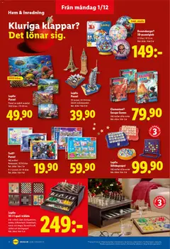 Lidl - erbjudanden - Förhandsvisning av reklamblad från butik Lidl aktuell från 01.12.2025 | Sida: 20 | Produkter: Pussel, Sällskapsspel, Spel