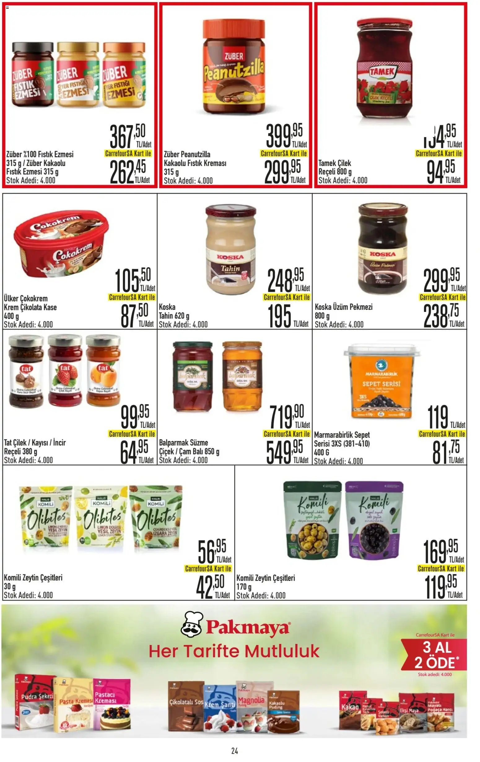 CarrefourSA Katalog - 18.12.2025 tarihinden itibaren geçerlidir | Sayfa: 25 | Ürünler: Kaşe, Sepet, Pudra, Zeytin