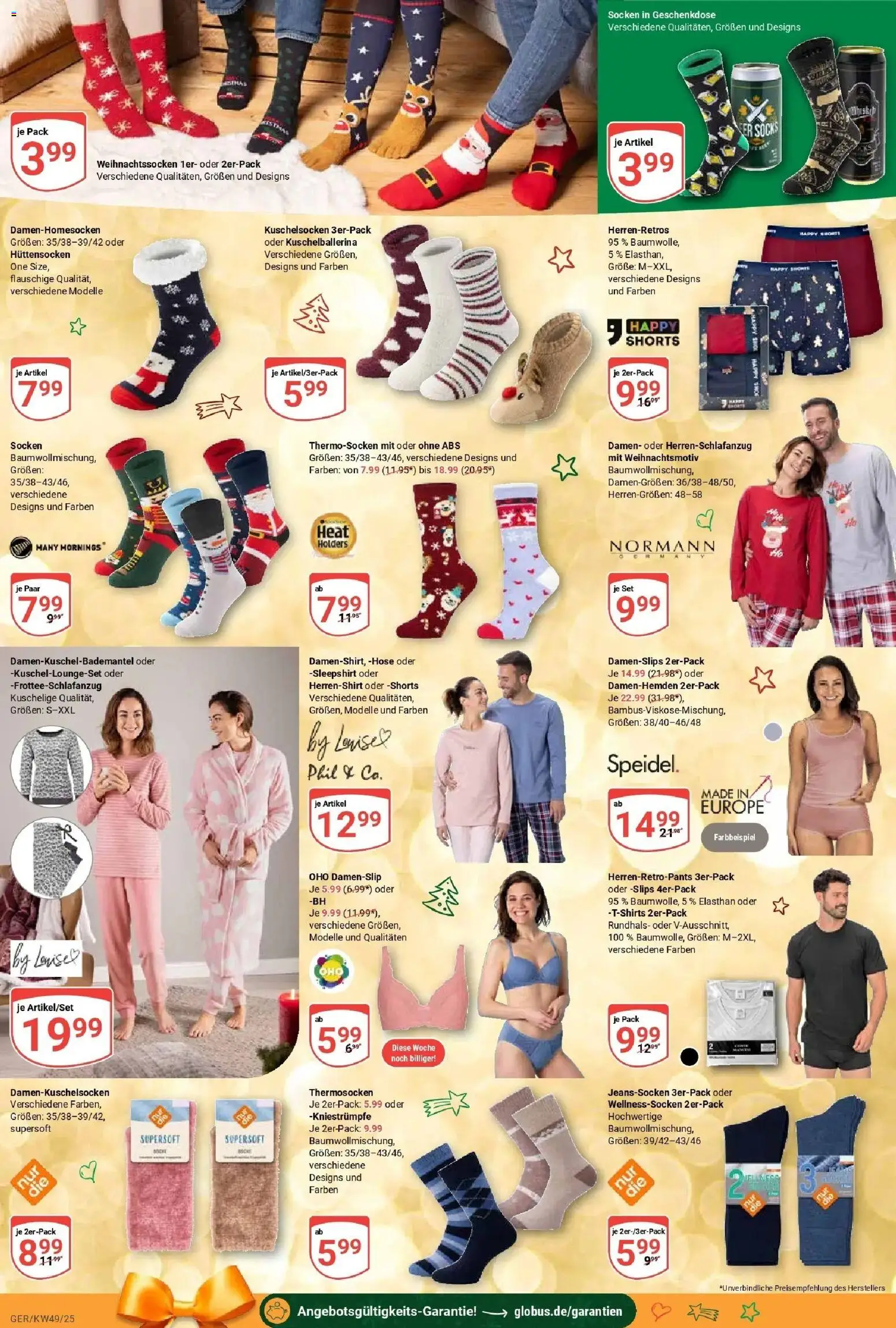 Globus prospekt Gera	 – gültig ab 01.12.2025 | Seite: 31 | Produkte: Kniestrümpfe, Hose, Socken